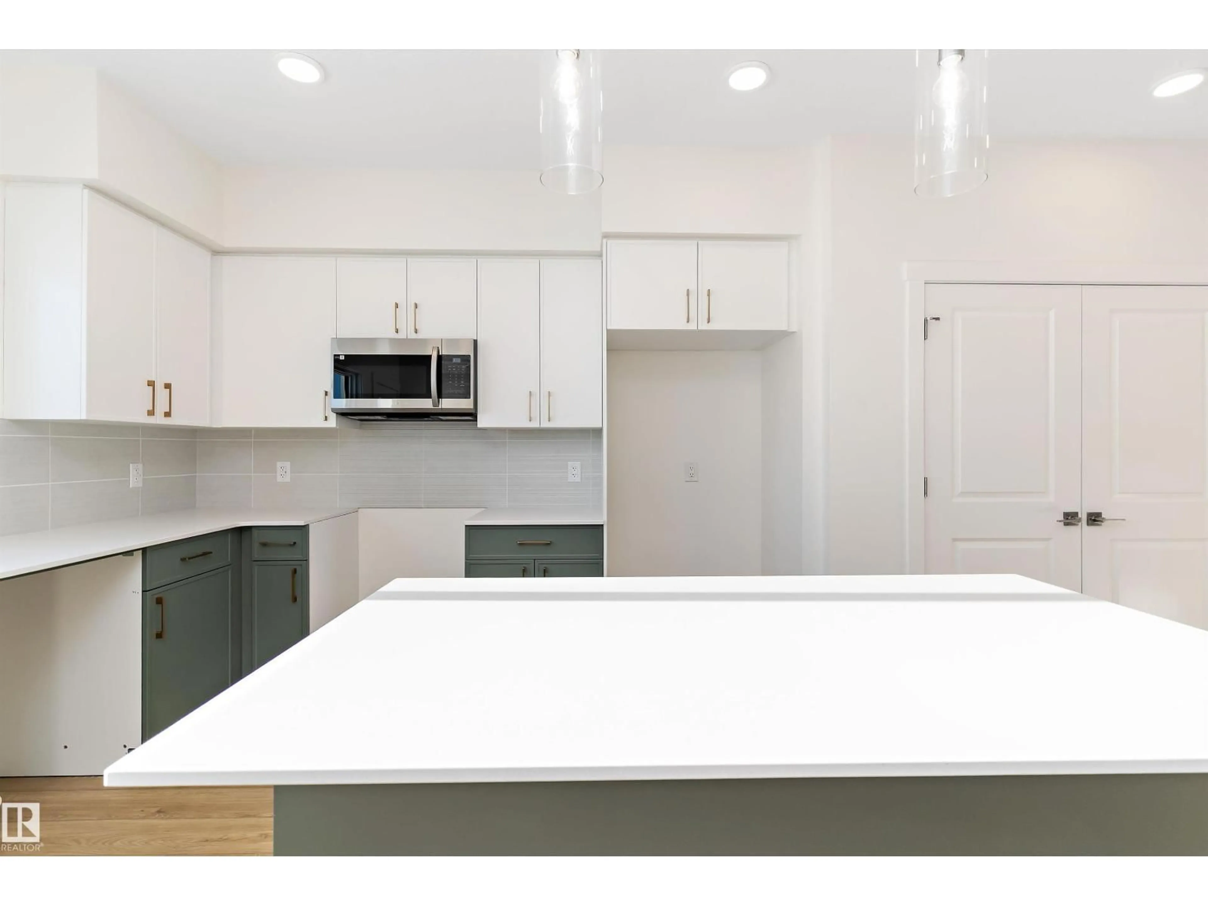 Open concept kitchen, ceramic/tile floor for NW - 6234 175A AV, Edmonton Alberta T5Y4H3