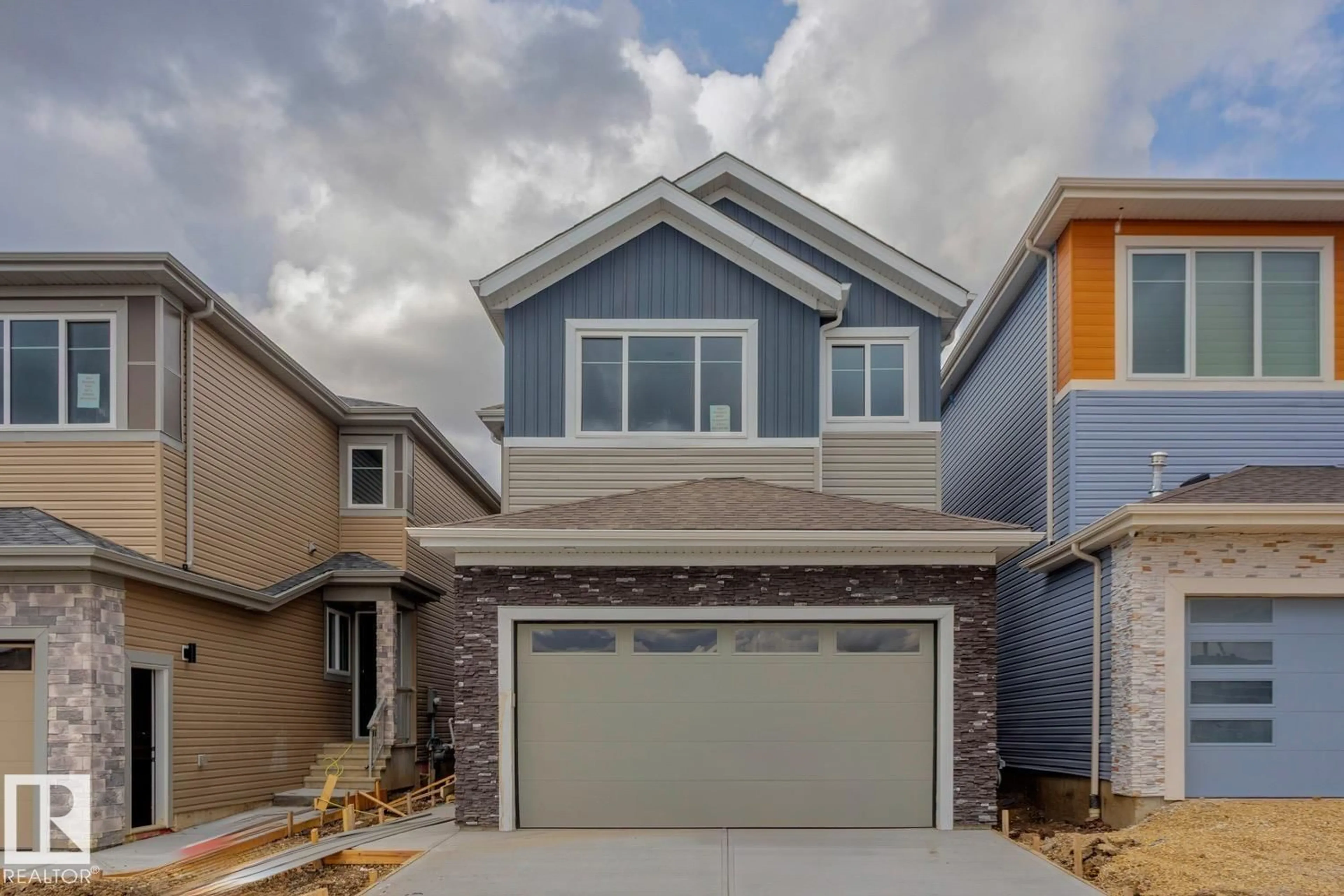 Home with vinyl exterior material, street for 3612 TRIOMPHE BV, Beaumont Alberta T4X3A7