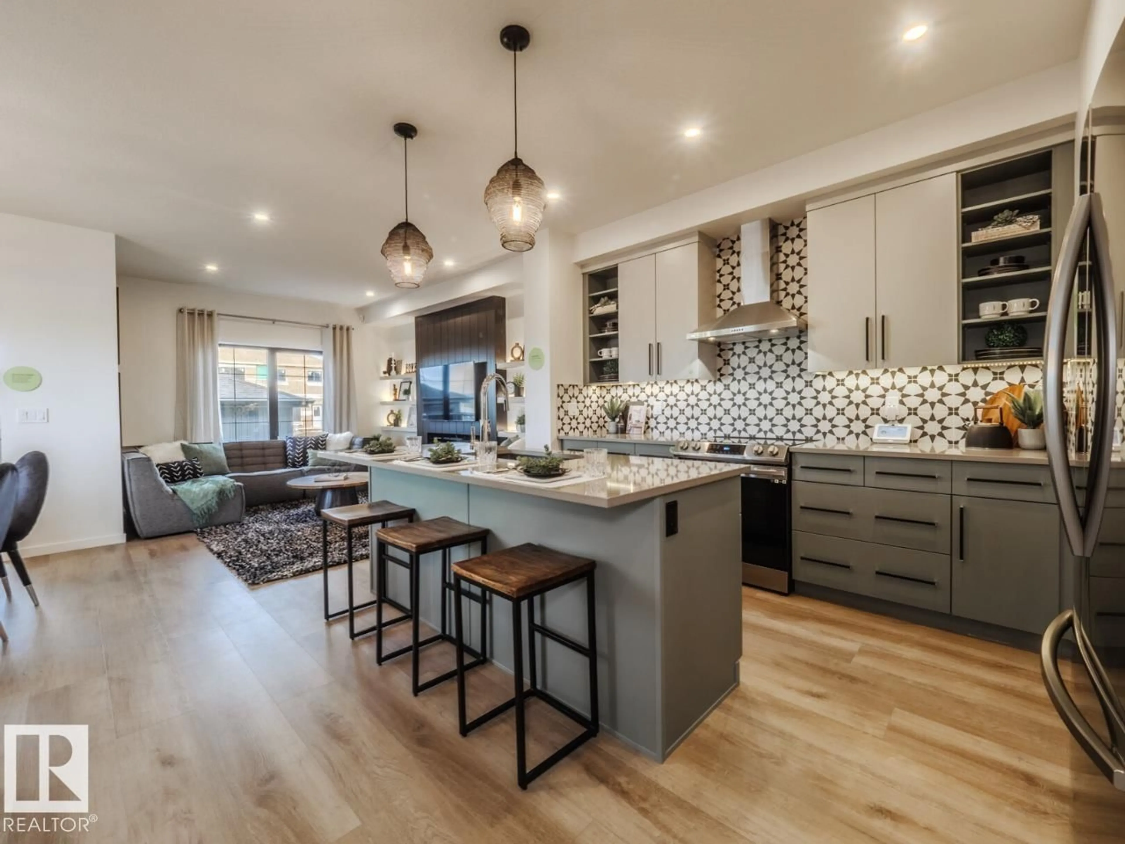 Open concept kitchen, unknown for 5 CLICHY CL, St. Albert Alberta T8T2C2