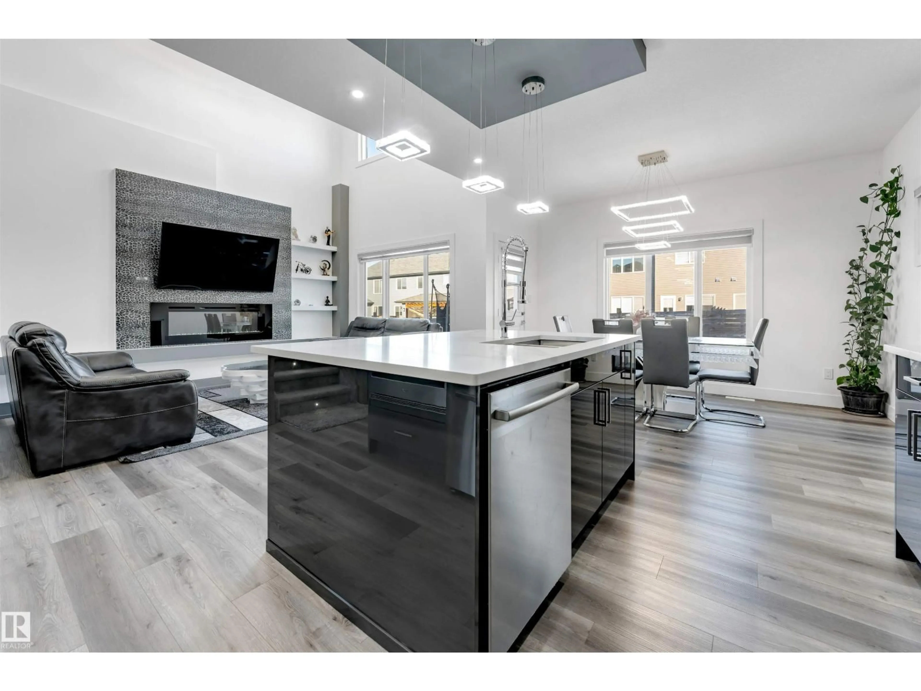 Open concept kitchen, unknown for 415 42 ST, Edmonton Alberta T6X2L7
