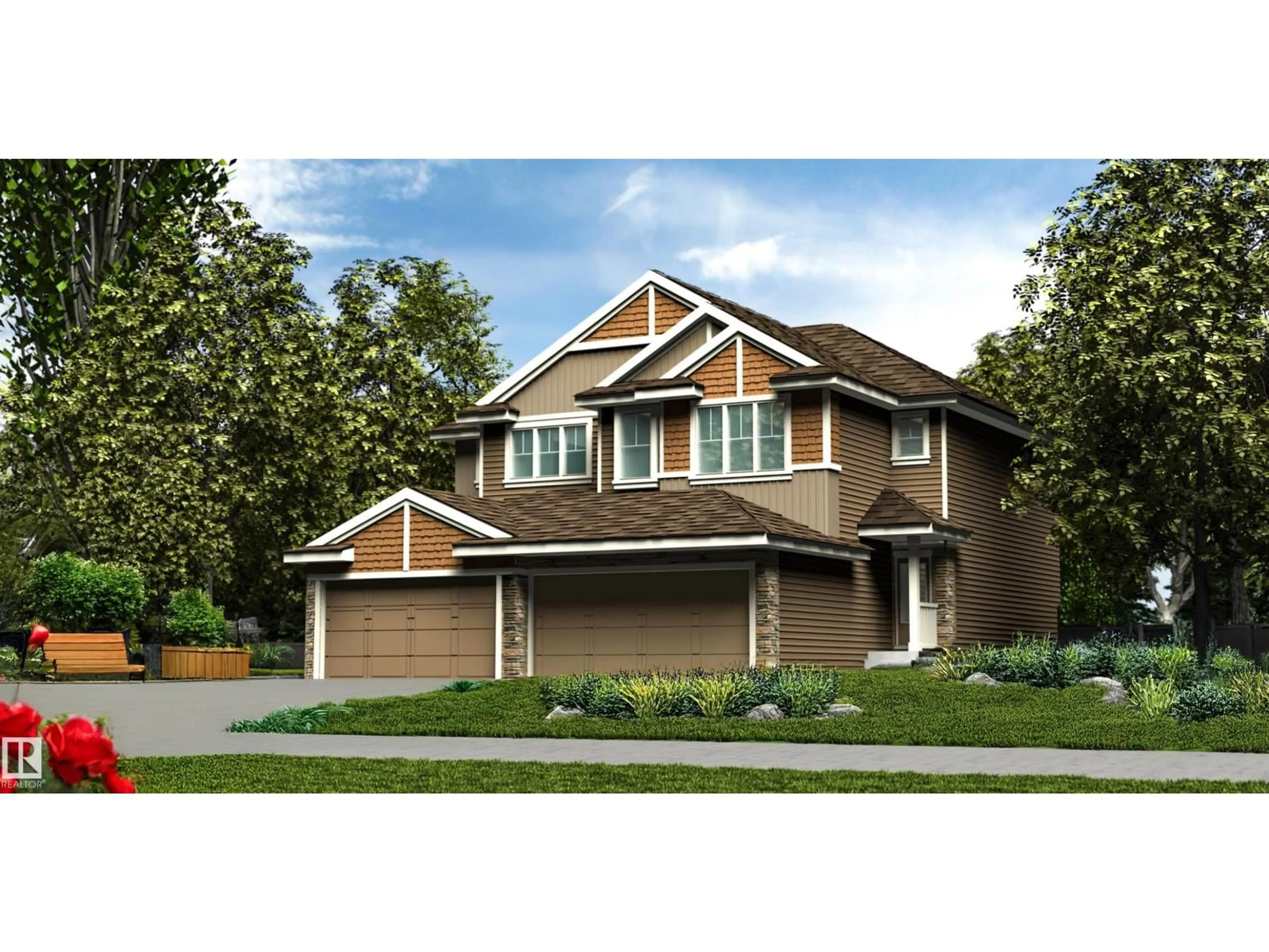 Home with brick exterior material, street for 924 18 AV, Edmonton Alberta T6T2X4
