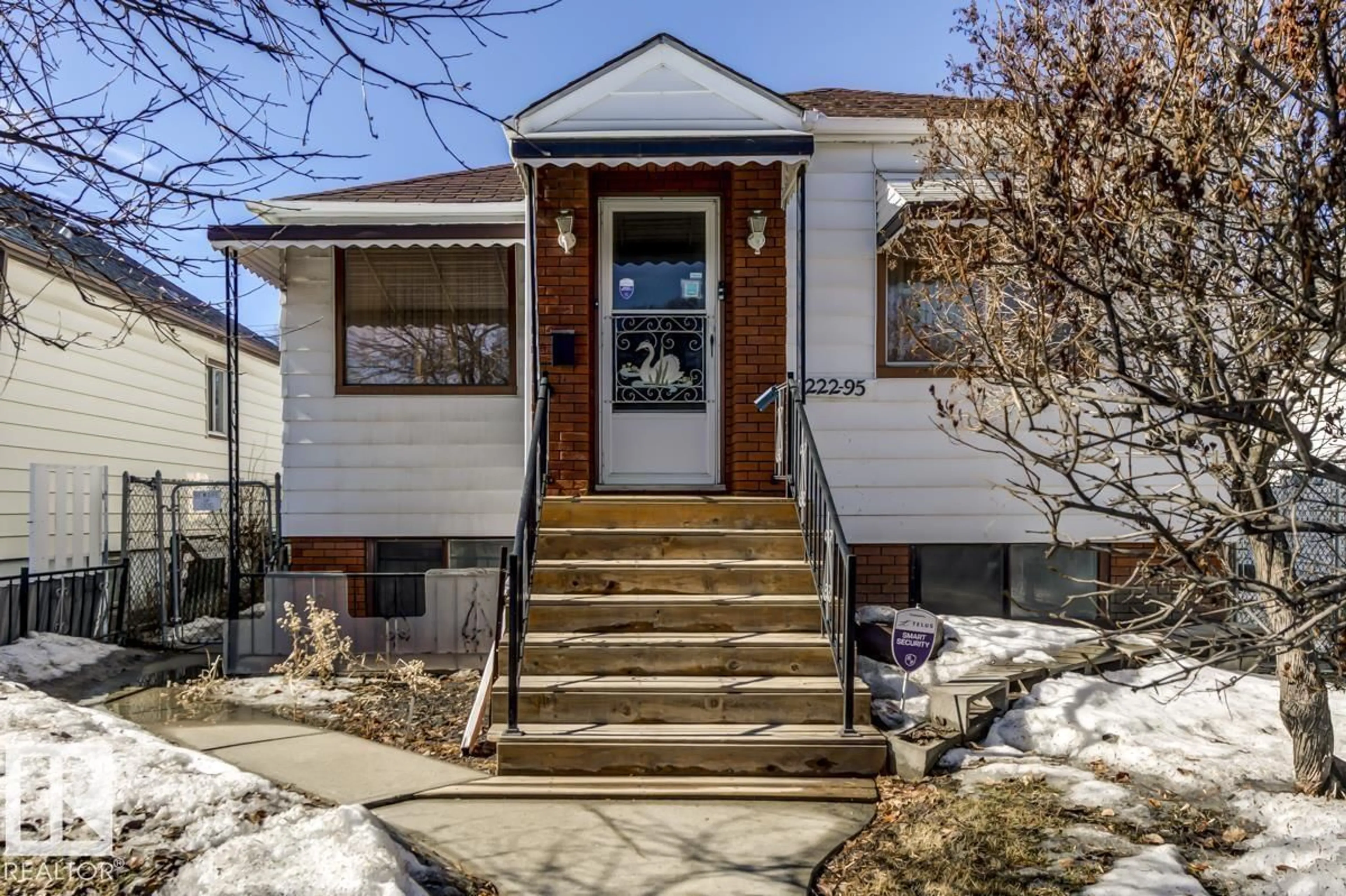 Home with brick exterior material, street for 11222 95 ST, Edmonton Alberta T5G1K9