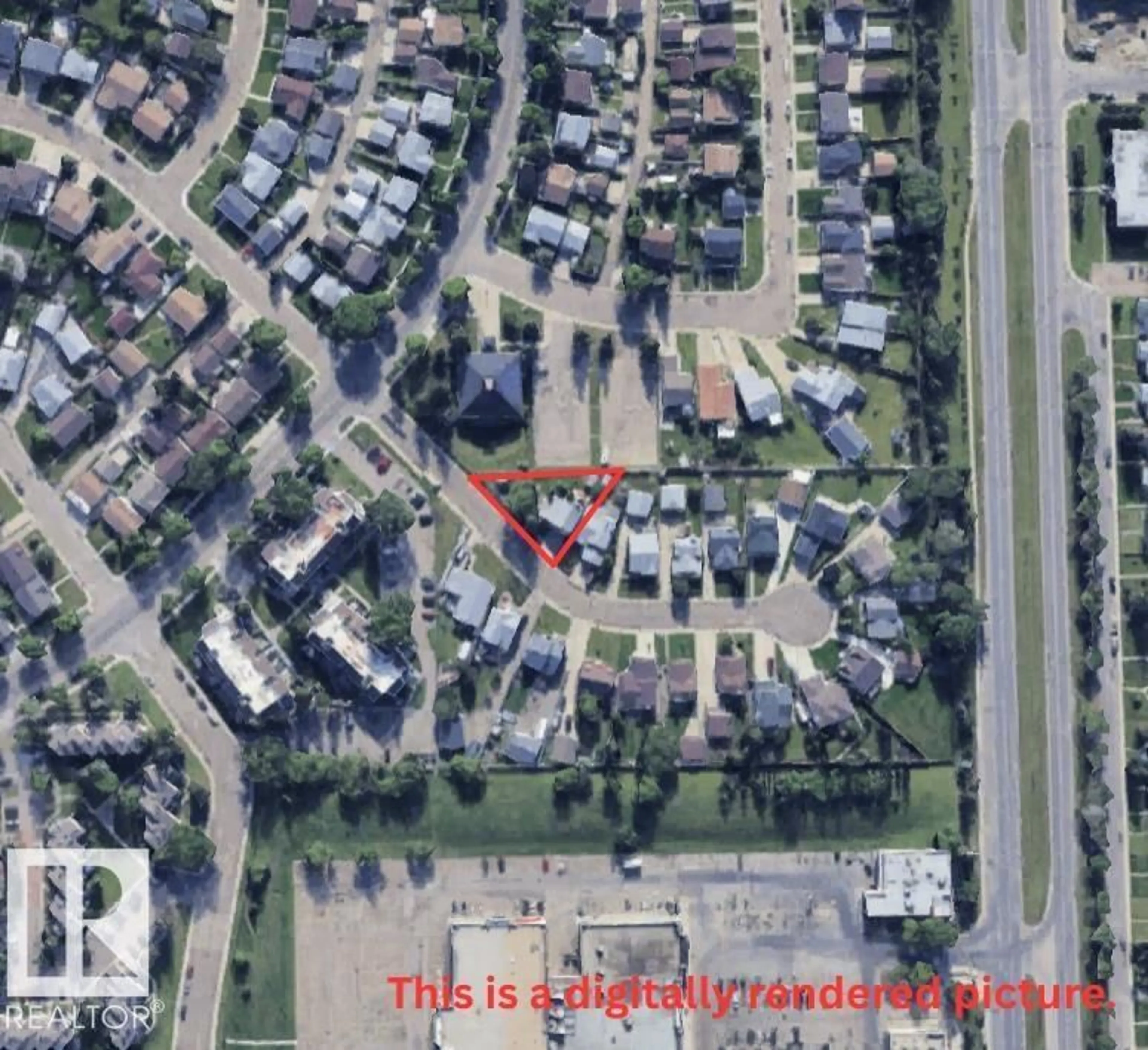 Picture of a map for NW - 13835 120 ST, Edmonton Alberta T5X5B8