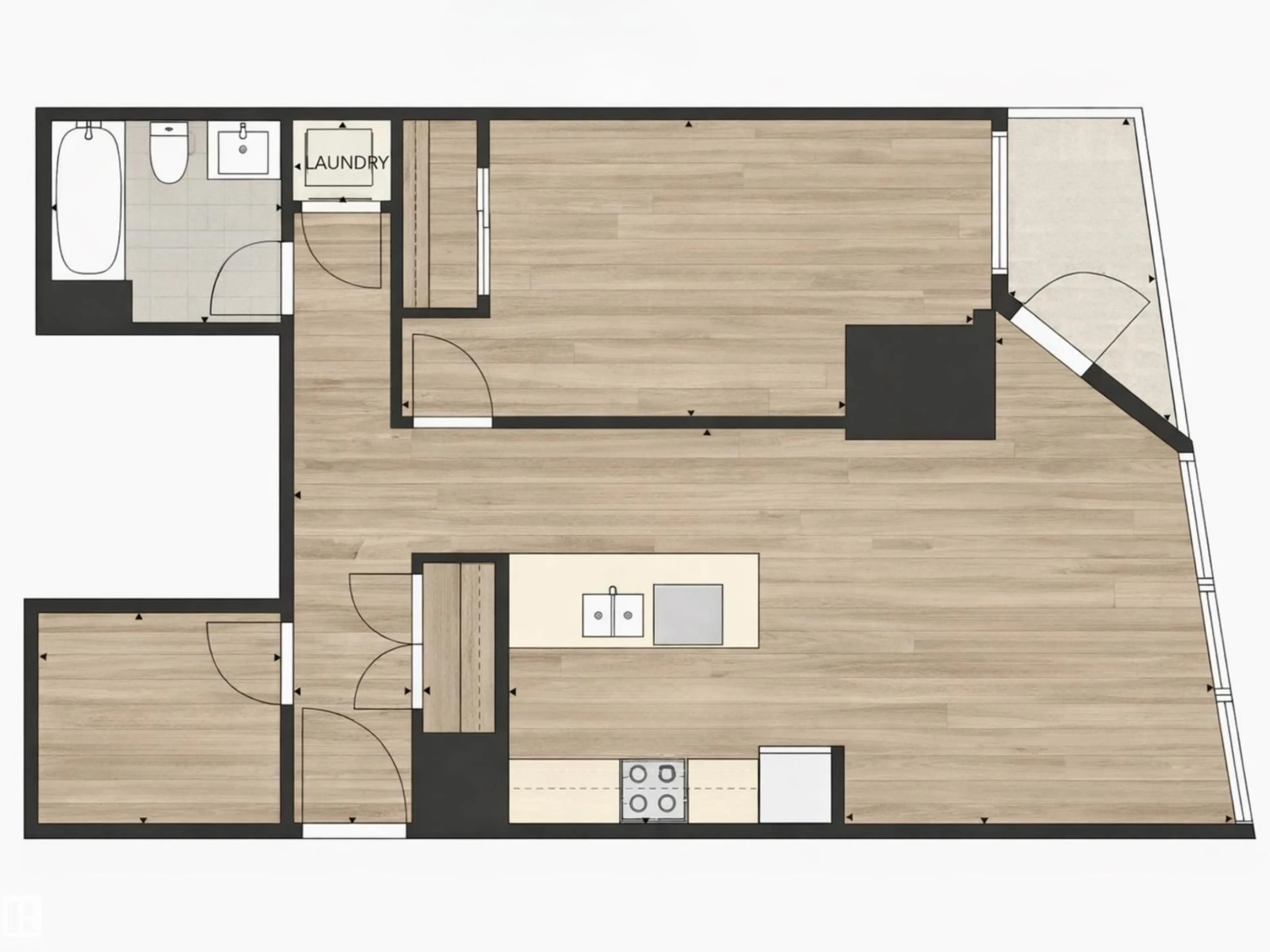 Floor plan for 10360 - 2612 102 ST NW, Edmonton Alberta T5J0K6