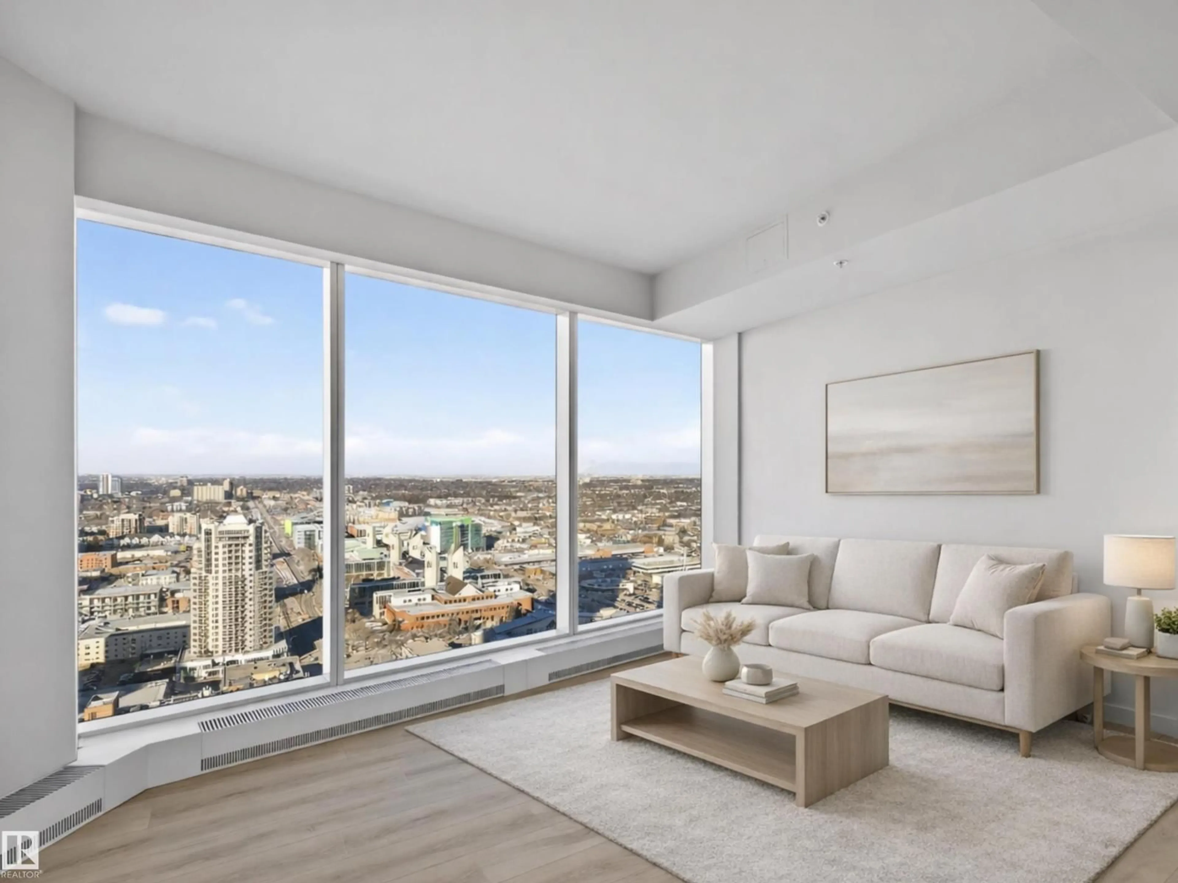 Living room with furniture, unknown for 10360 - 2612 102 ST NW, Edmonton Alberta T5J0K6