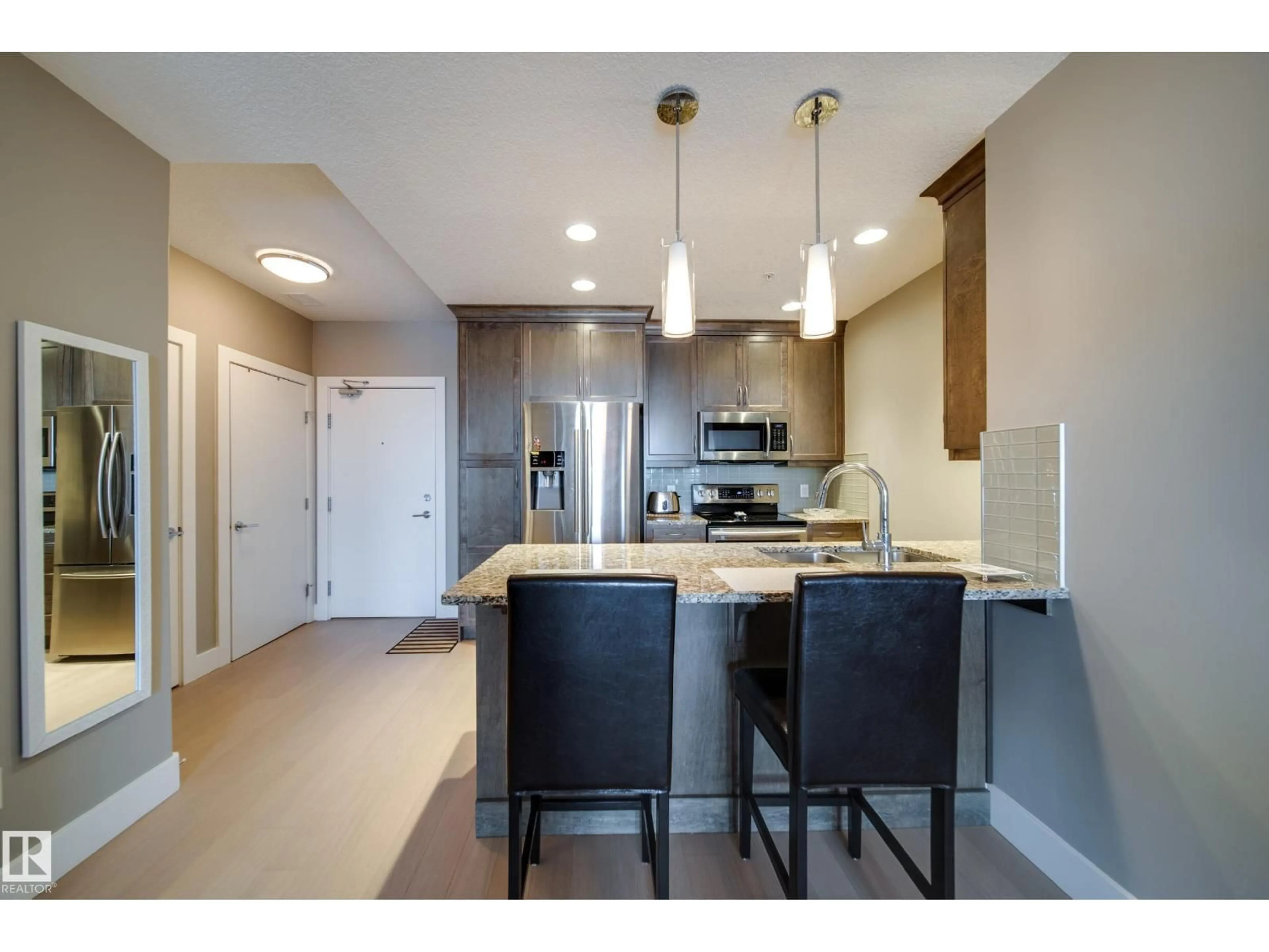 Open concept kitchen, unknown for 508 - 11080 ELLERSLIE RD, Edmonton Alberta T6W2C2