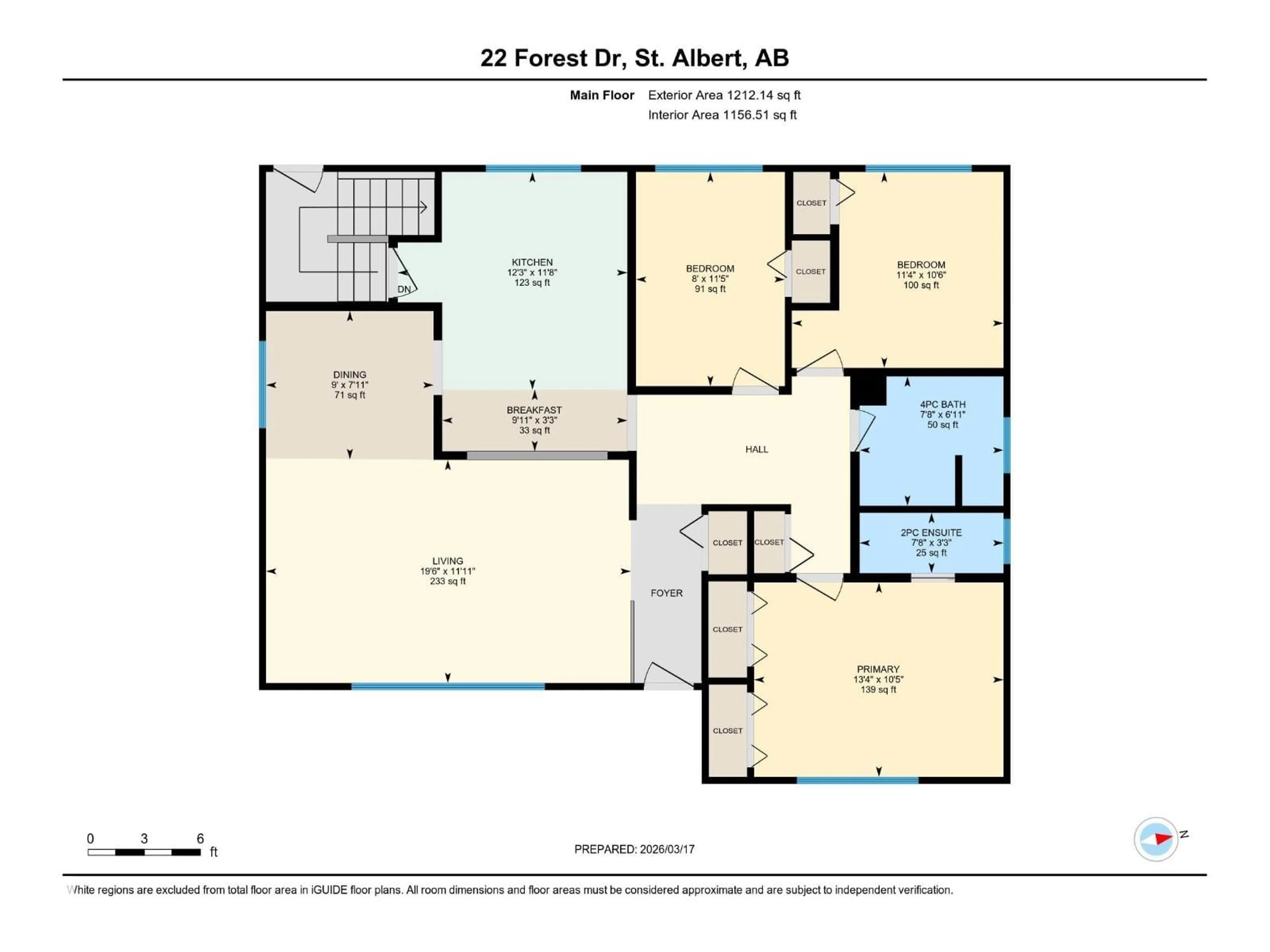 Floor plan for 22 FOREST DR, St. Albert Alberta T8N1Y2