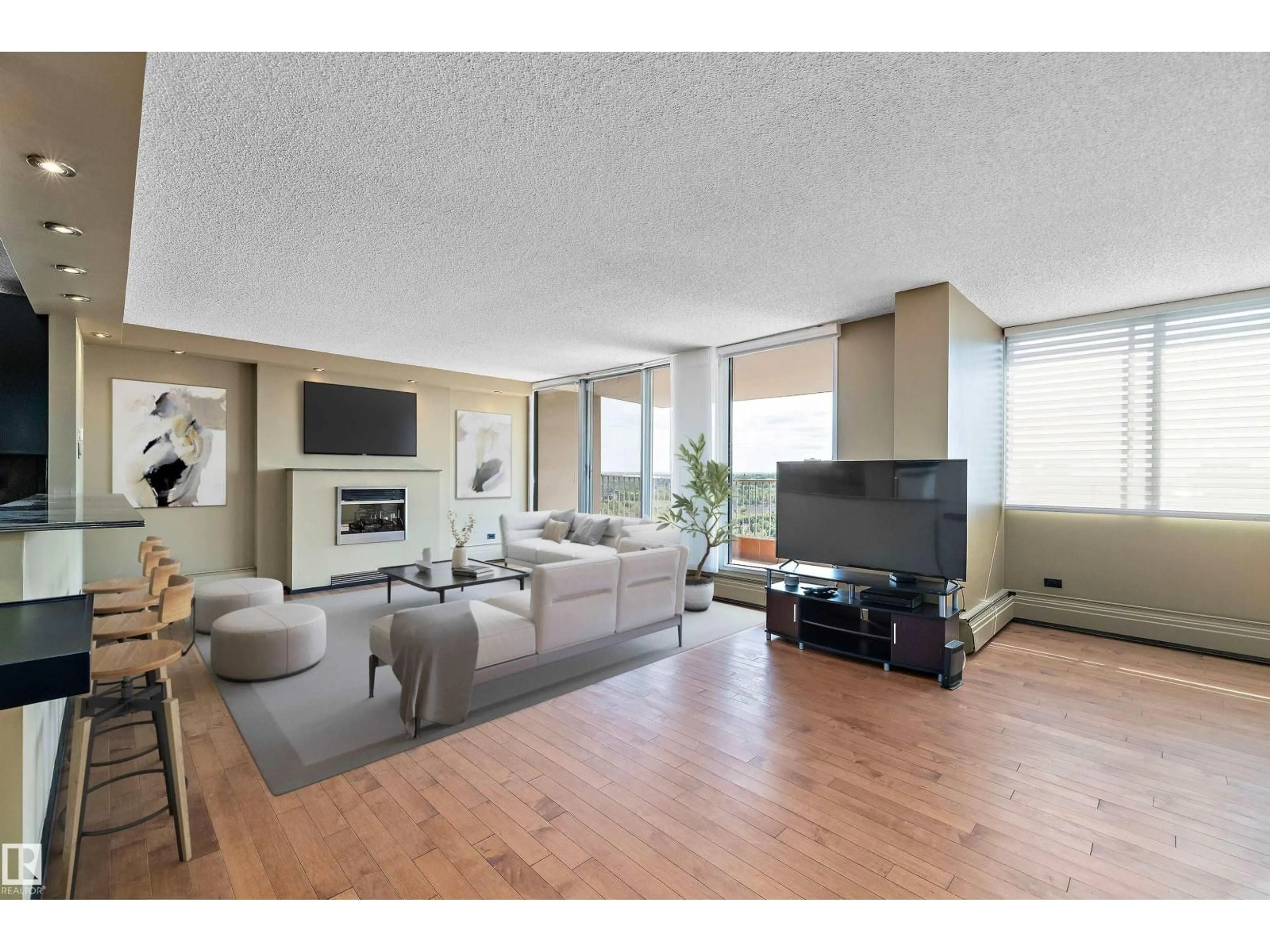 Living room with furniture, unknown for 9923 - 1101 103 ST, Edmonton Alberta T5K2J3