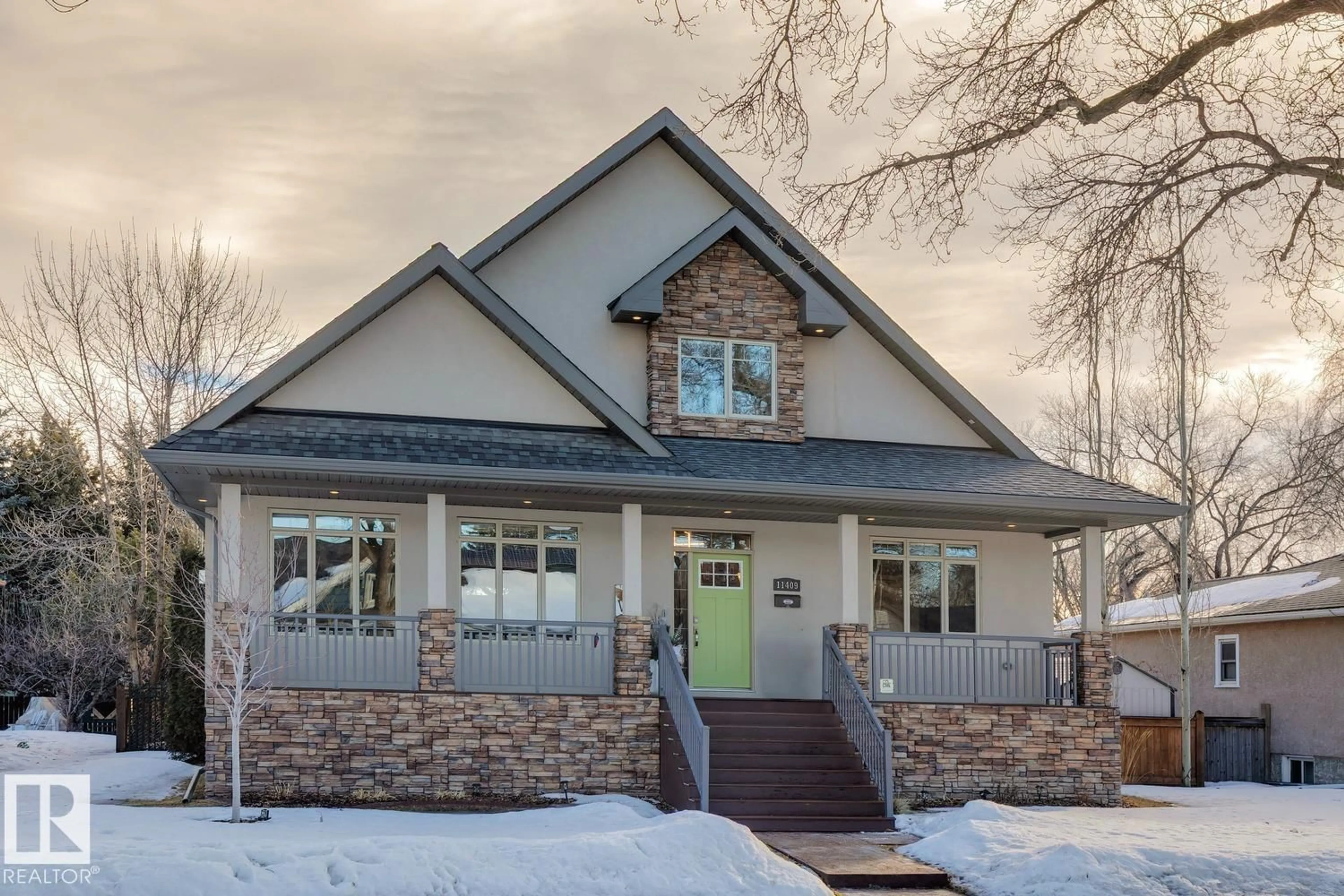 Home with brick exterior material, unknown for 11409 63 ST, Edmonton Alberta T5W4G1