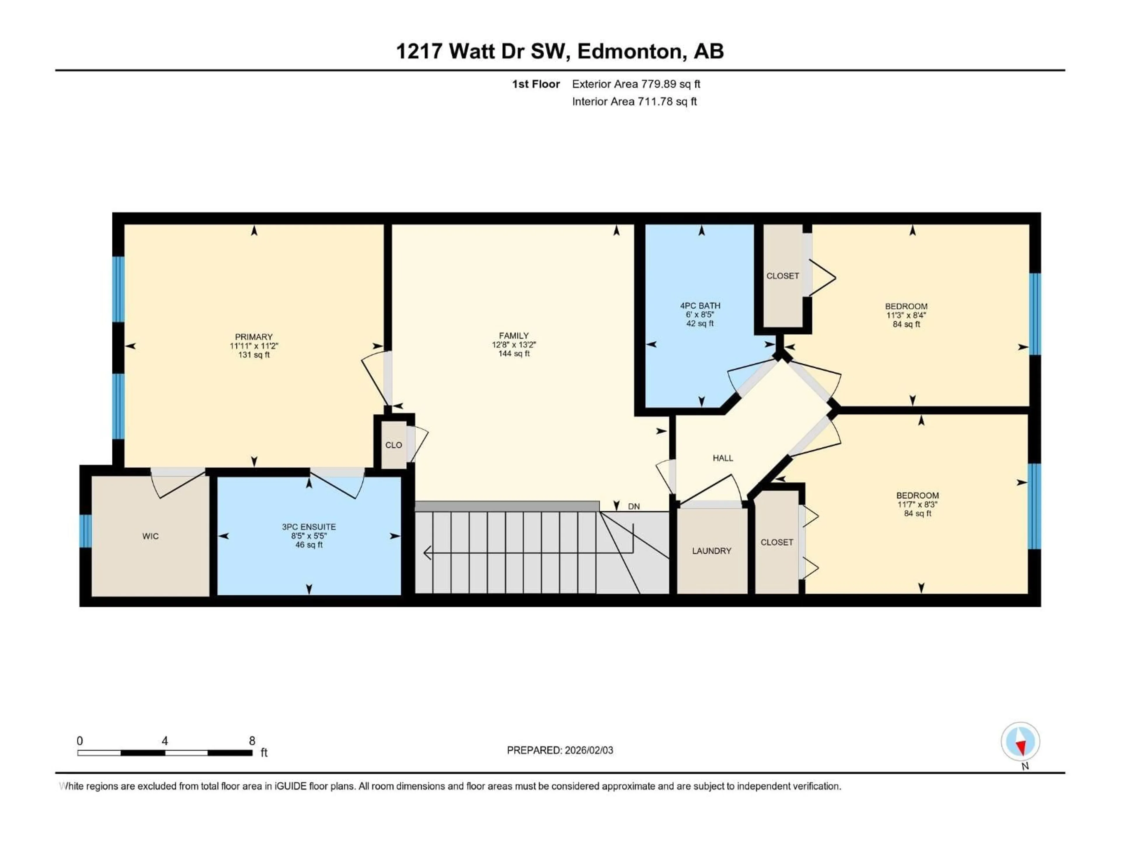 Floor plan for 1217 WATT DR, Edmonton Alberta T6X2P1