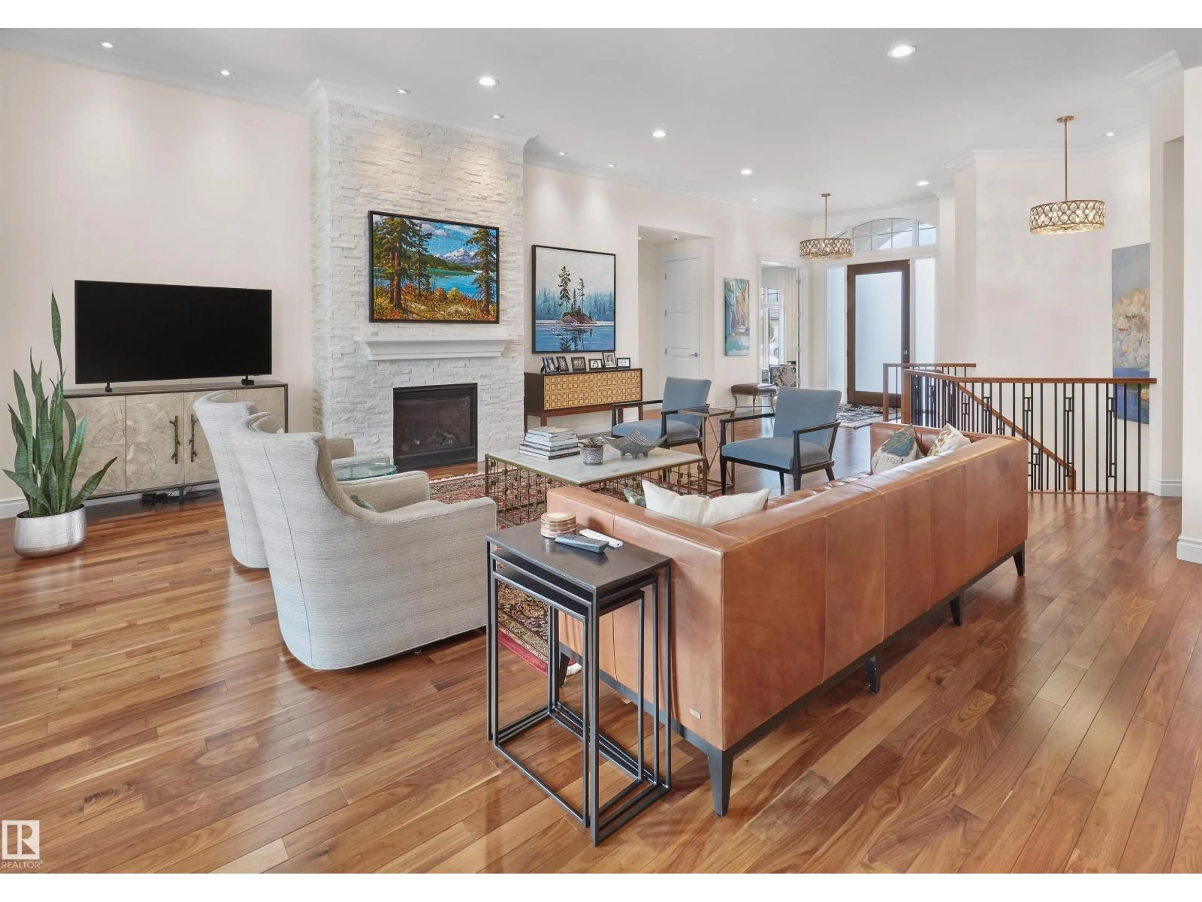 Living room with furniture, unknown for 3407 WATSON PL, Edmonton Alberta T6W0P3