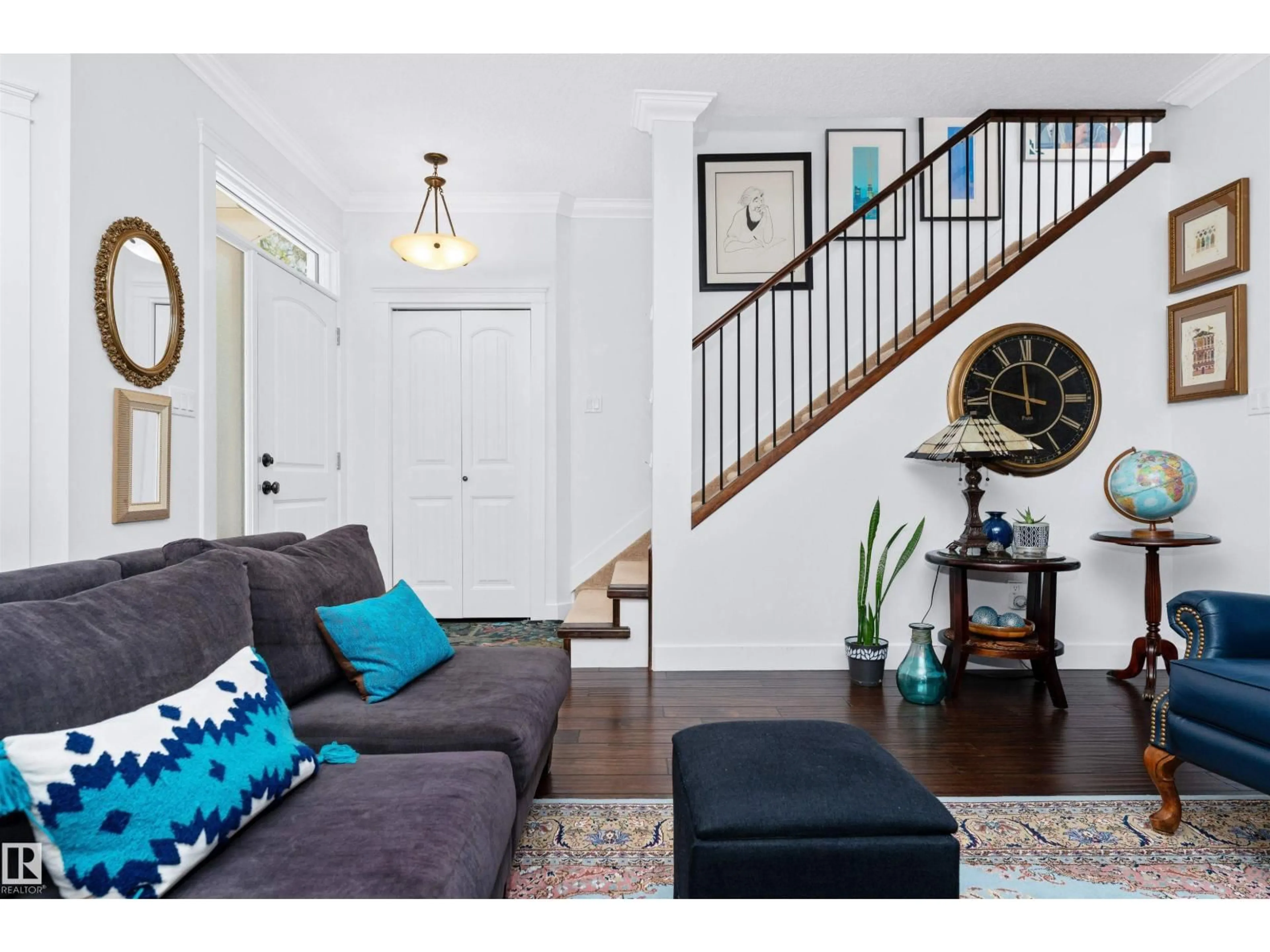 Living room with furniture, unknown for 8854 89 ST, Edmonton Alberta T6C3K6