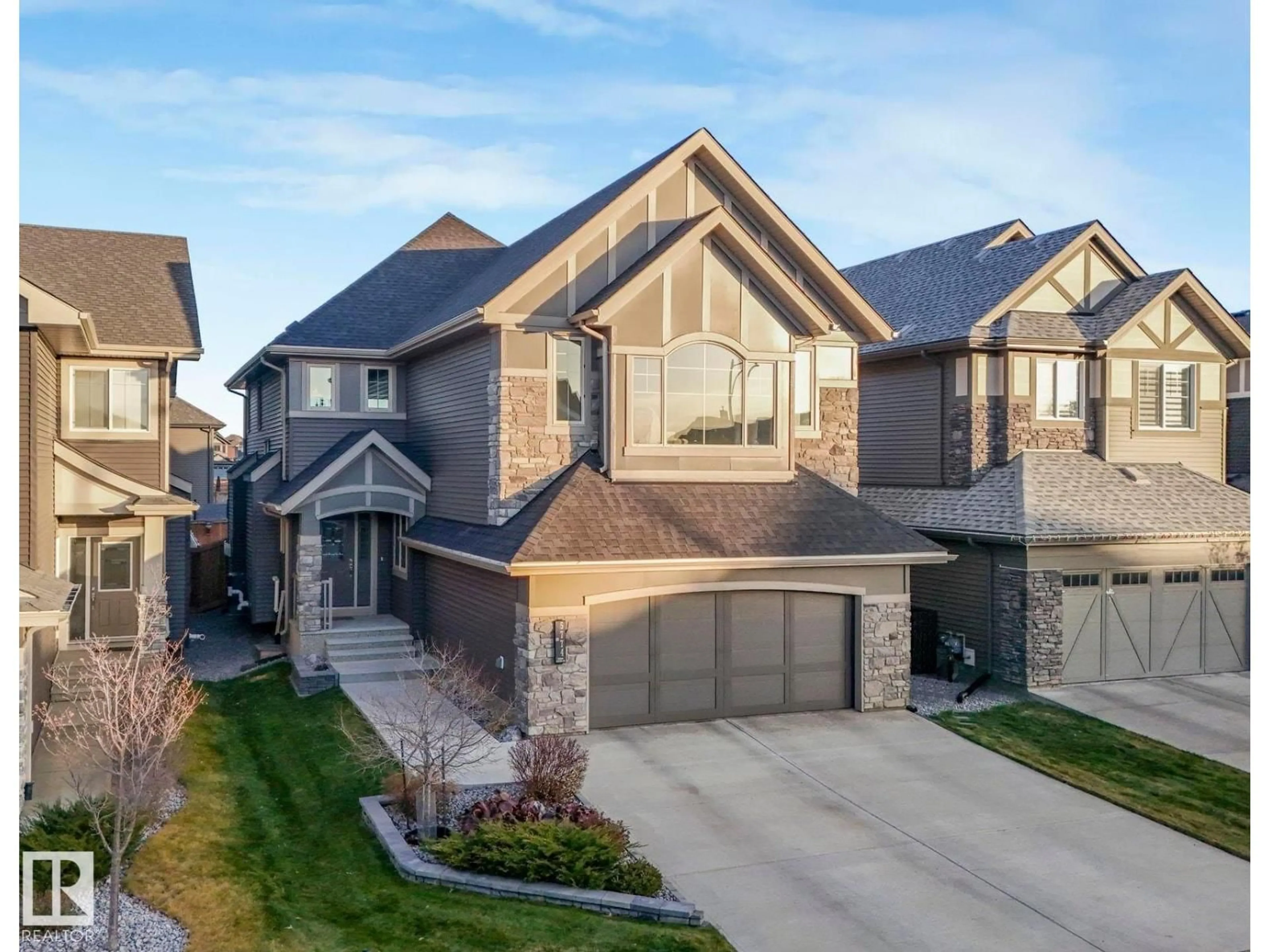 Home with brick exterior material, street for 5774 KEEPING CR, Edmonton Alberta T6W0S5