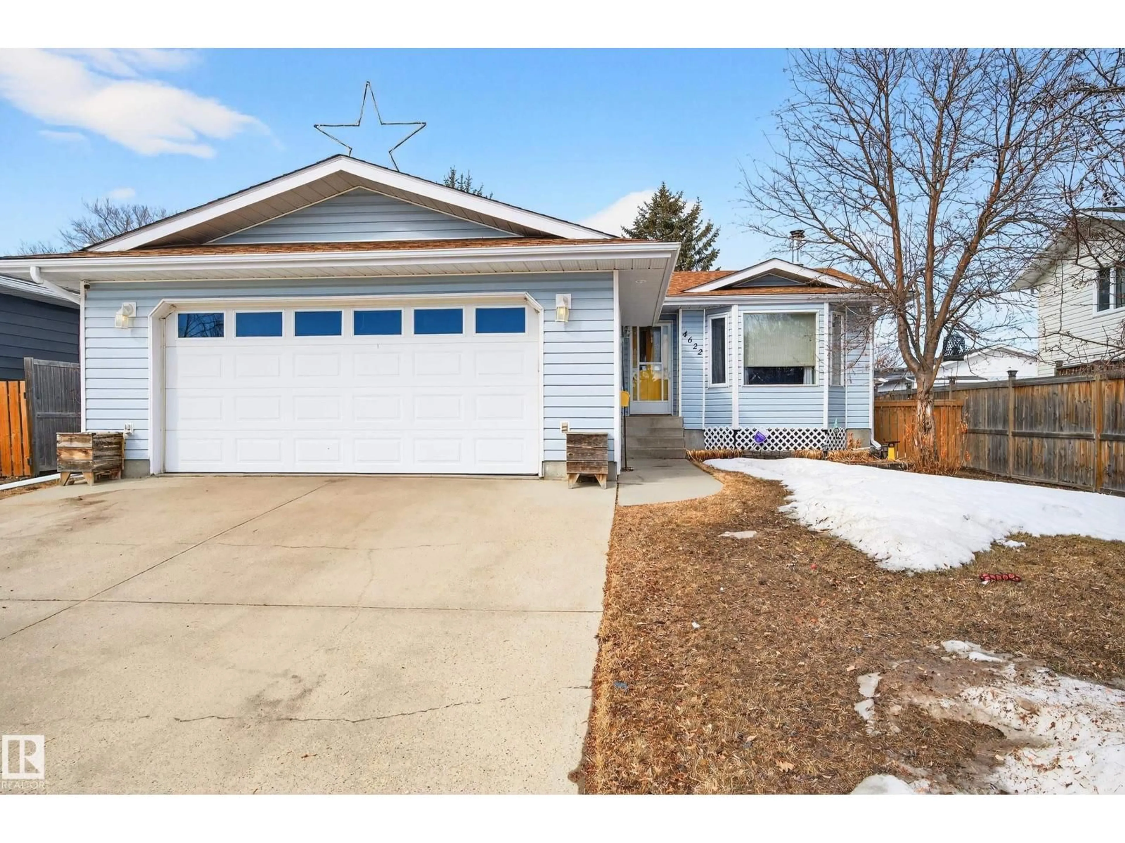 Home with vinyl exterior material, street for 4622 53 AV, Bruderheim Alberta T0B0S0