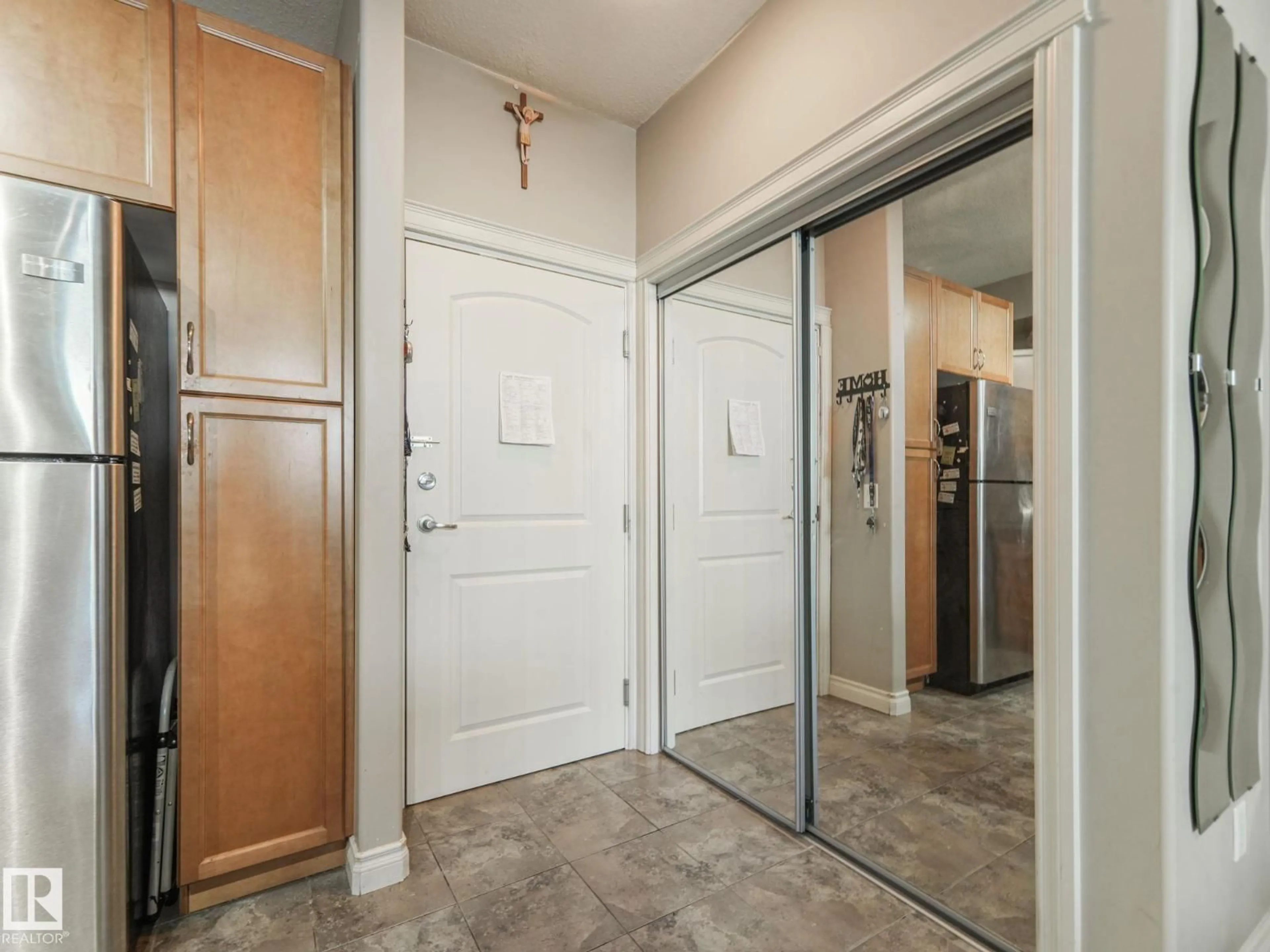 Indoor entryway for #412 - 12408 15 AV, Edmonton Alberta T6W1X2