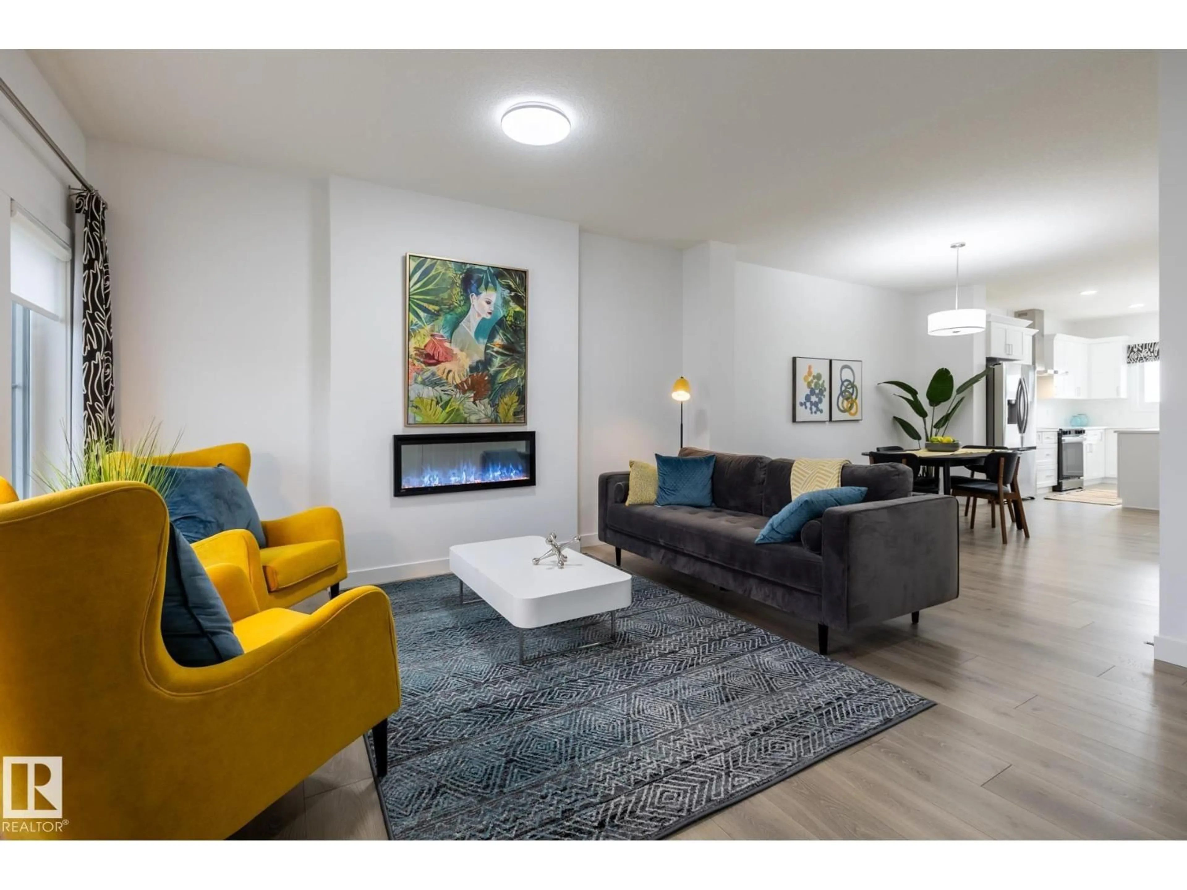 Living room with furniture, unknown for 299 ELLIOTT WD, Fort Saskatchewan Alberta T8L4E8