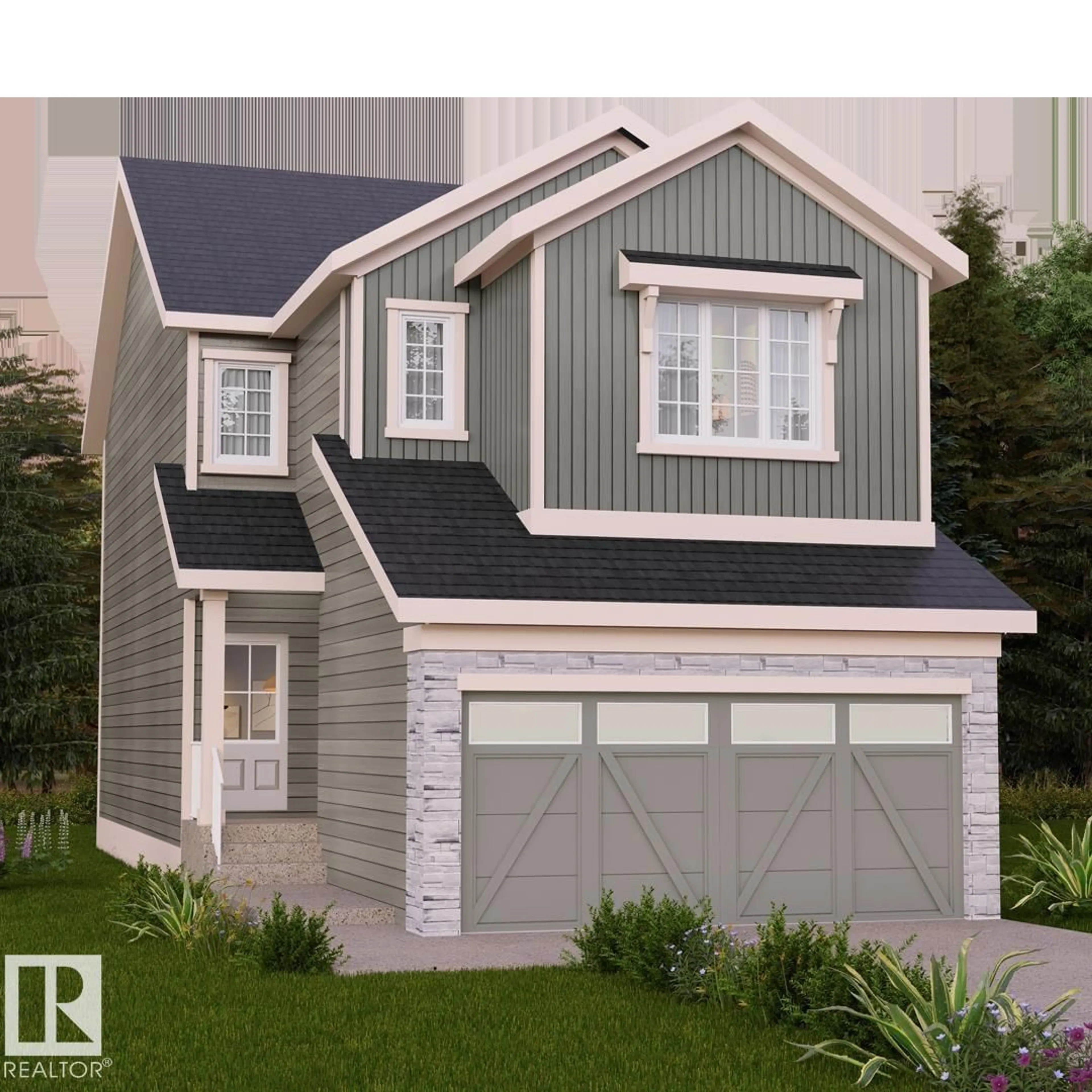 Home with vinyl exterior material, street for NW - 3040 197 ST, Edmonton Alberta T6M3L9
