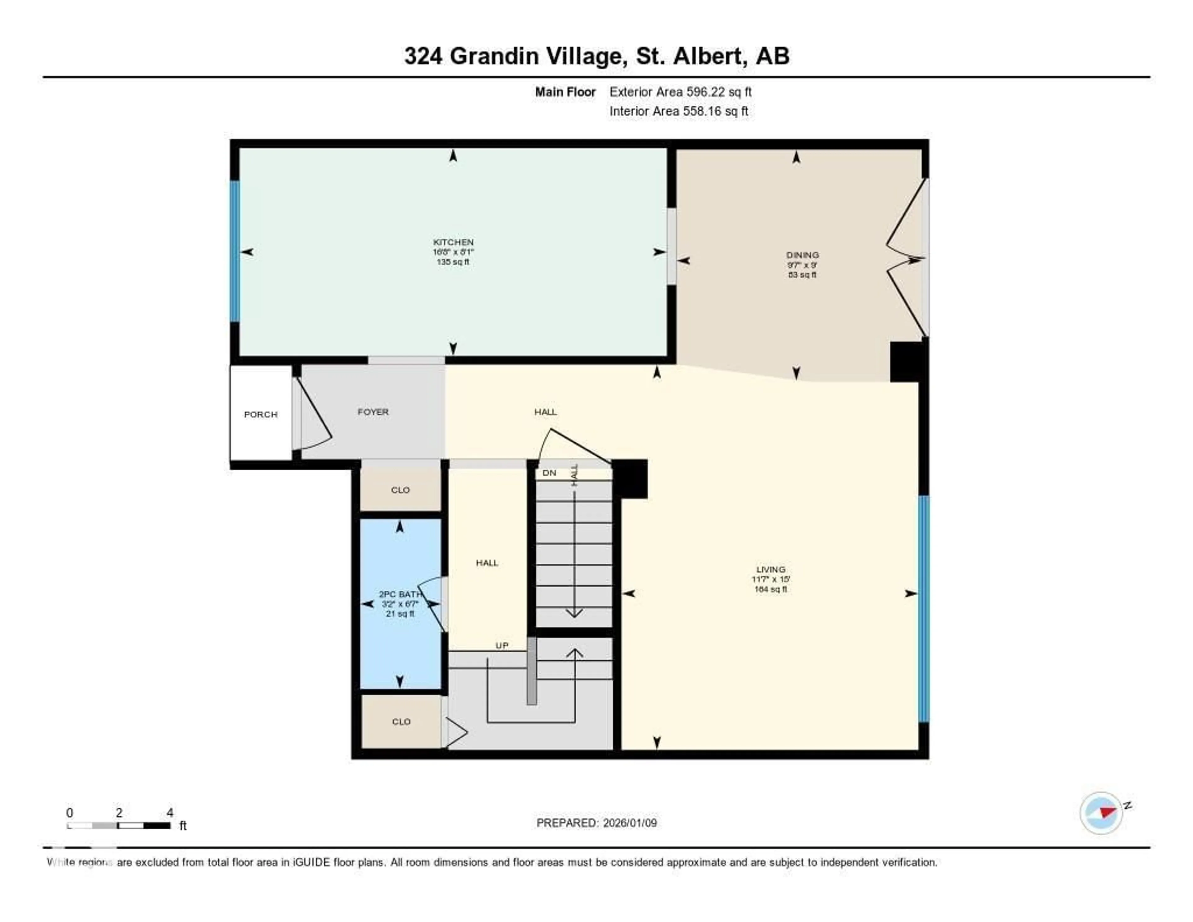 Floor plan for 324 GRANDIN VILLAGE, St. Albert Alberta T8N2R6