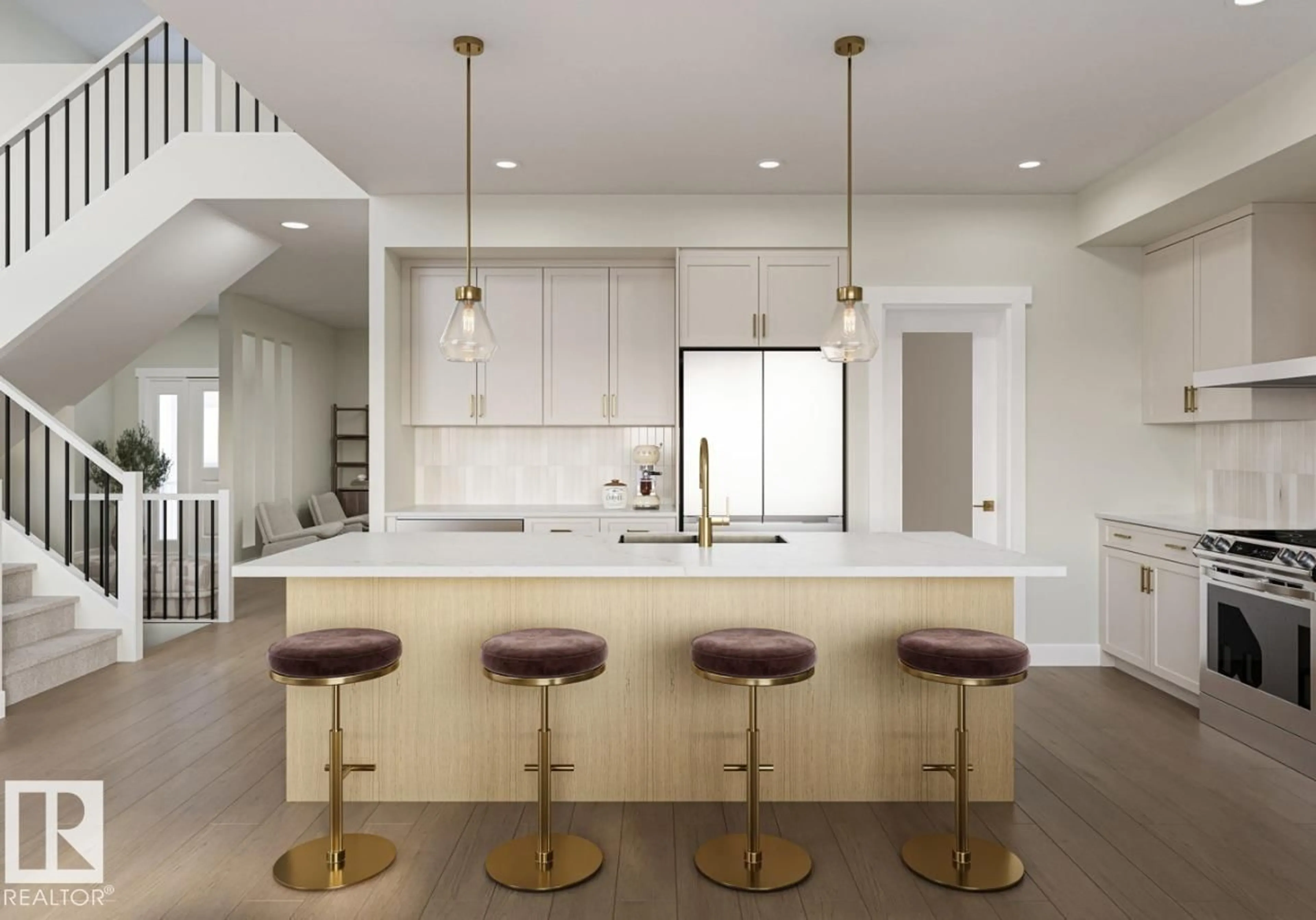 Contemporary kitchen, unknown for 76 JUBILATION DR, St. Albert Alberta T8N8C5