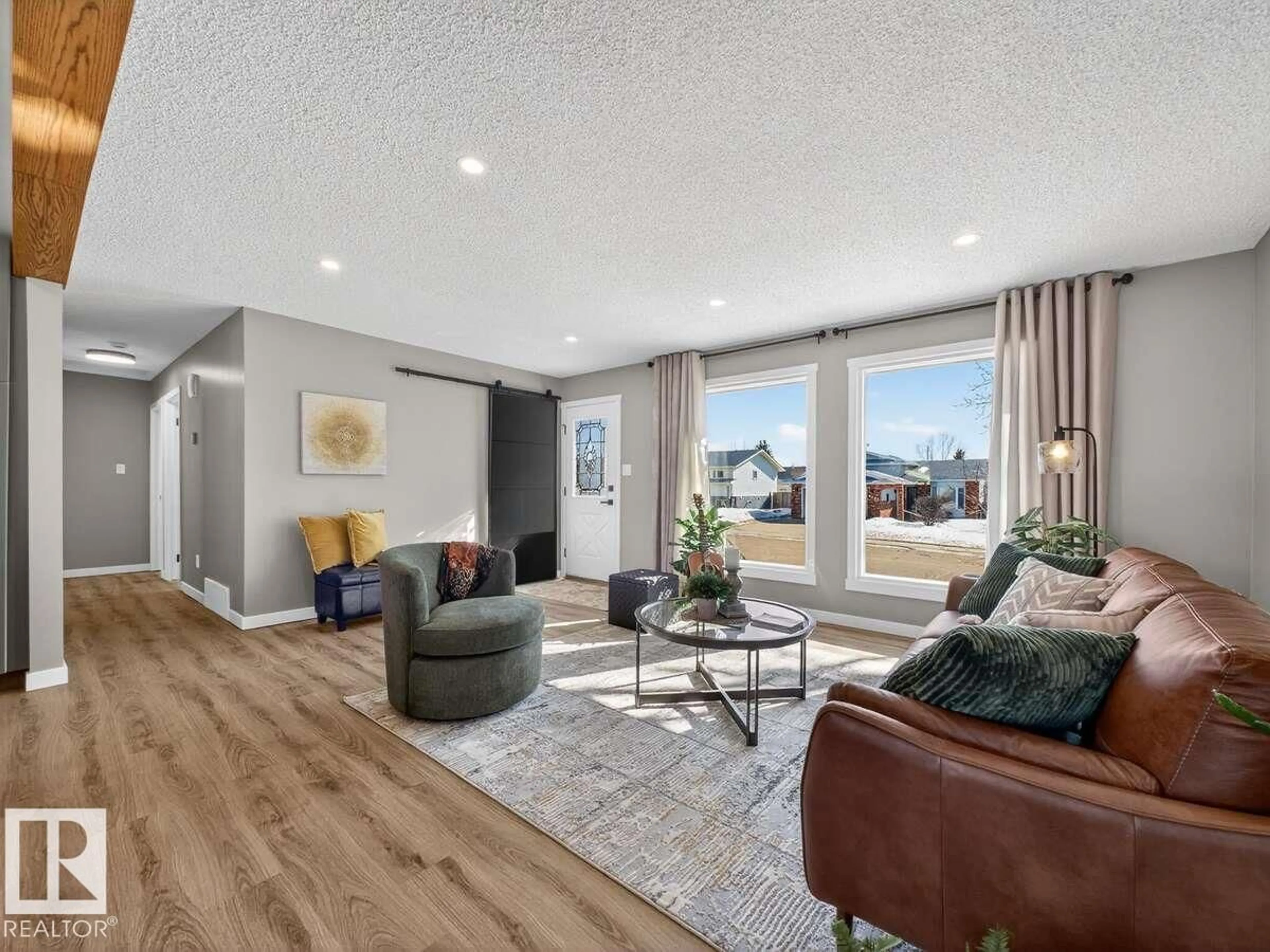 Living room with furniture, unknown for 4346 54 AV, Tofield Alberta T0B4J0