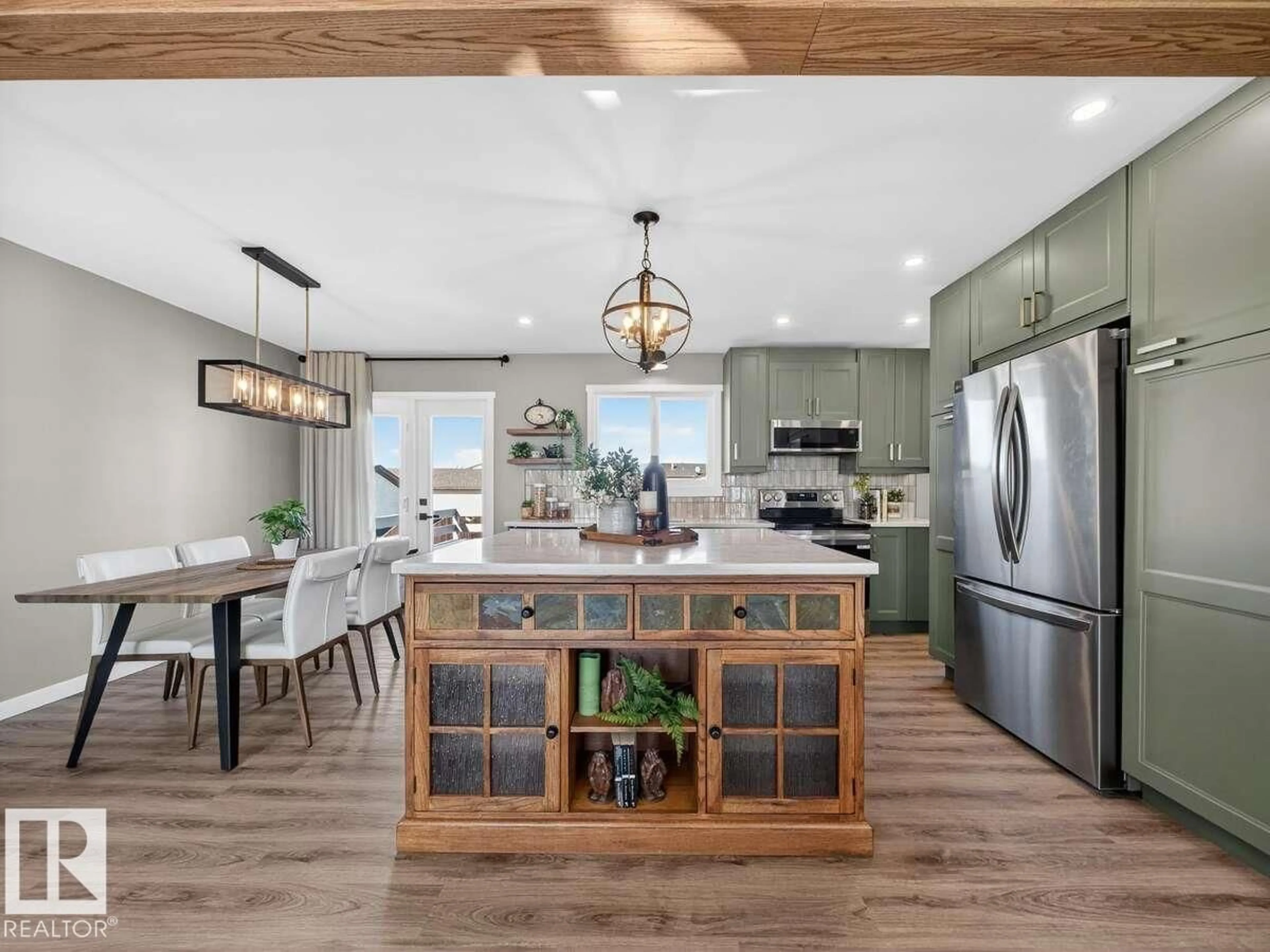 Open concept kitchen, unknown for 4346 54 AV, Tofield Alberta T0B4J0