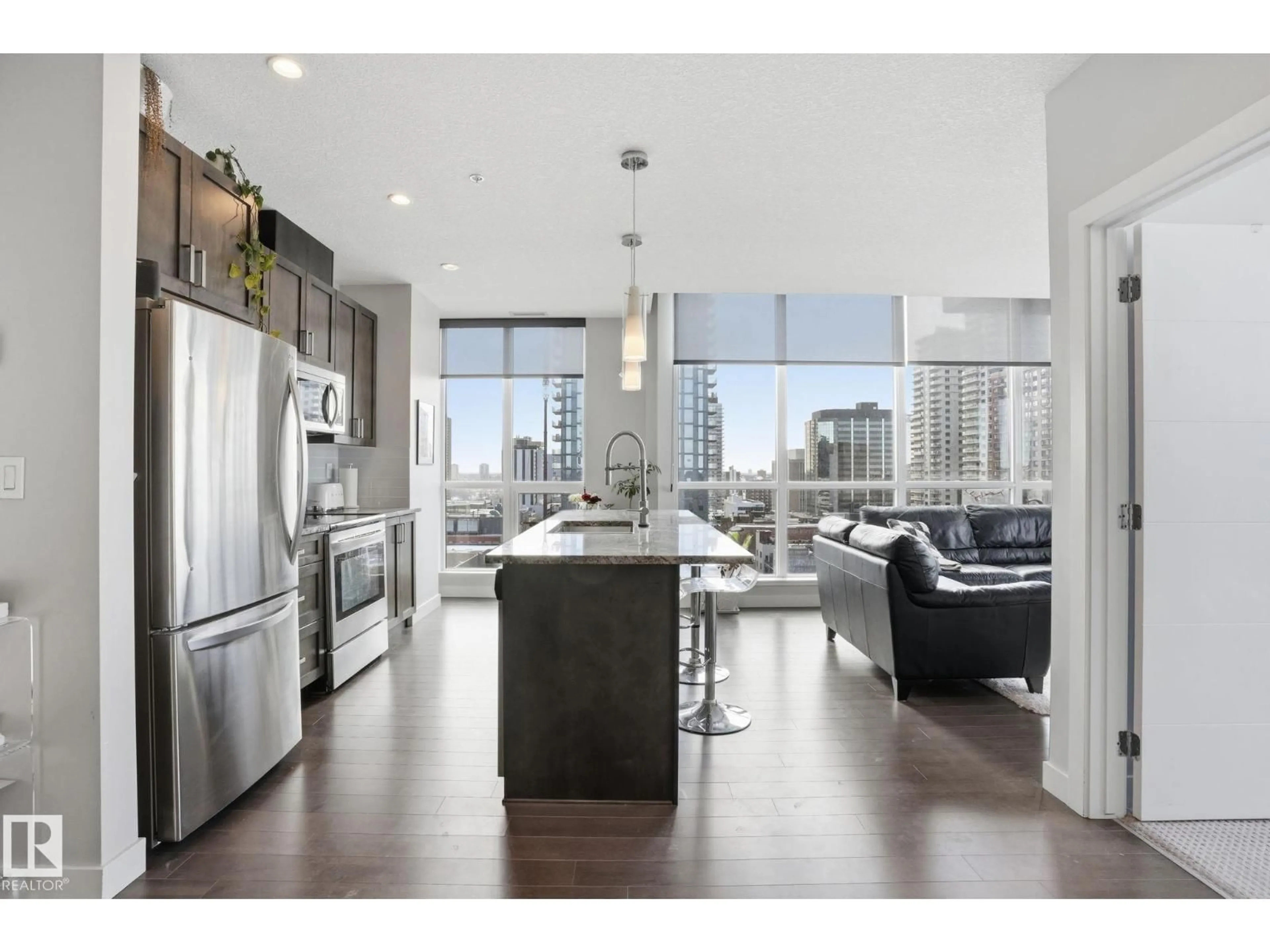 Open concept kitchen, unknown for 10238 - 1307 103 ST, Edmonton Alberta T5J0G6