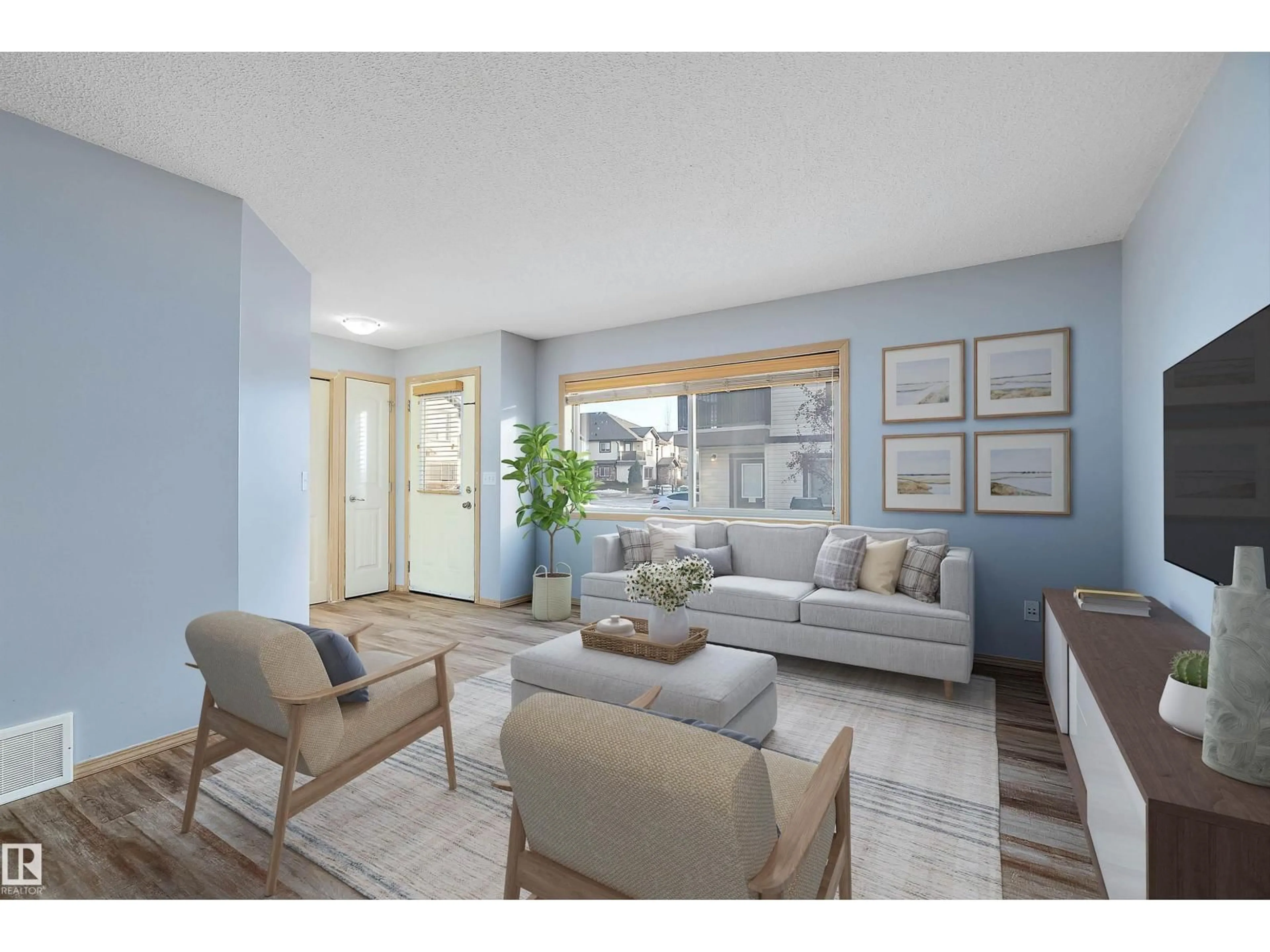 Living room with furniture, unknown for SW - 65 604 62 ST, Edmonton Alberta T6X0K4