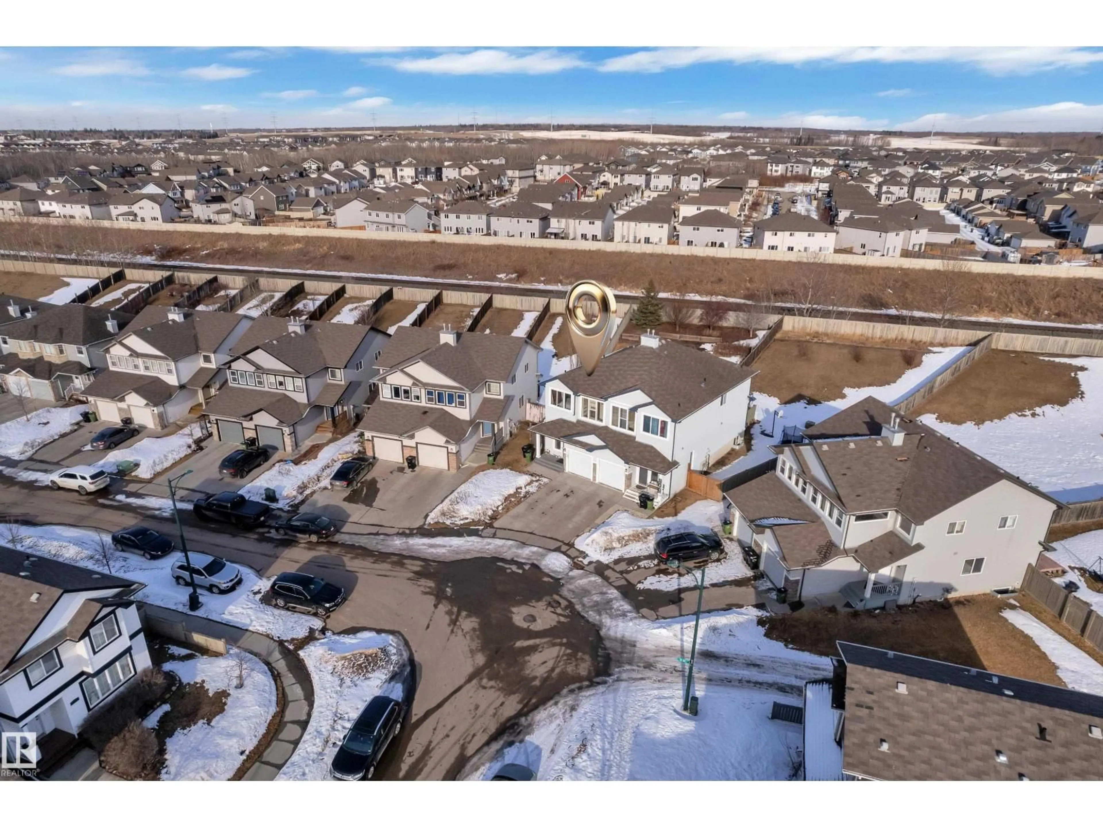 A pic from outside/outdoor area/front of a property/back of a property/a pic from drone, street for 3609 11 STREET, Edmonton Alberta T6T0E9