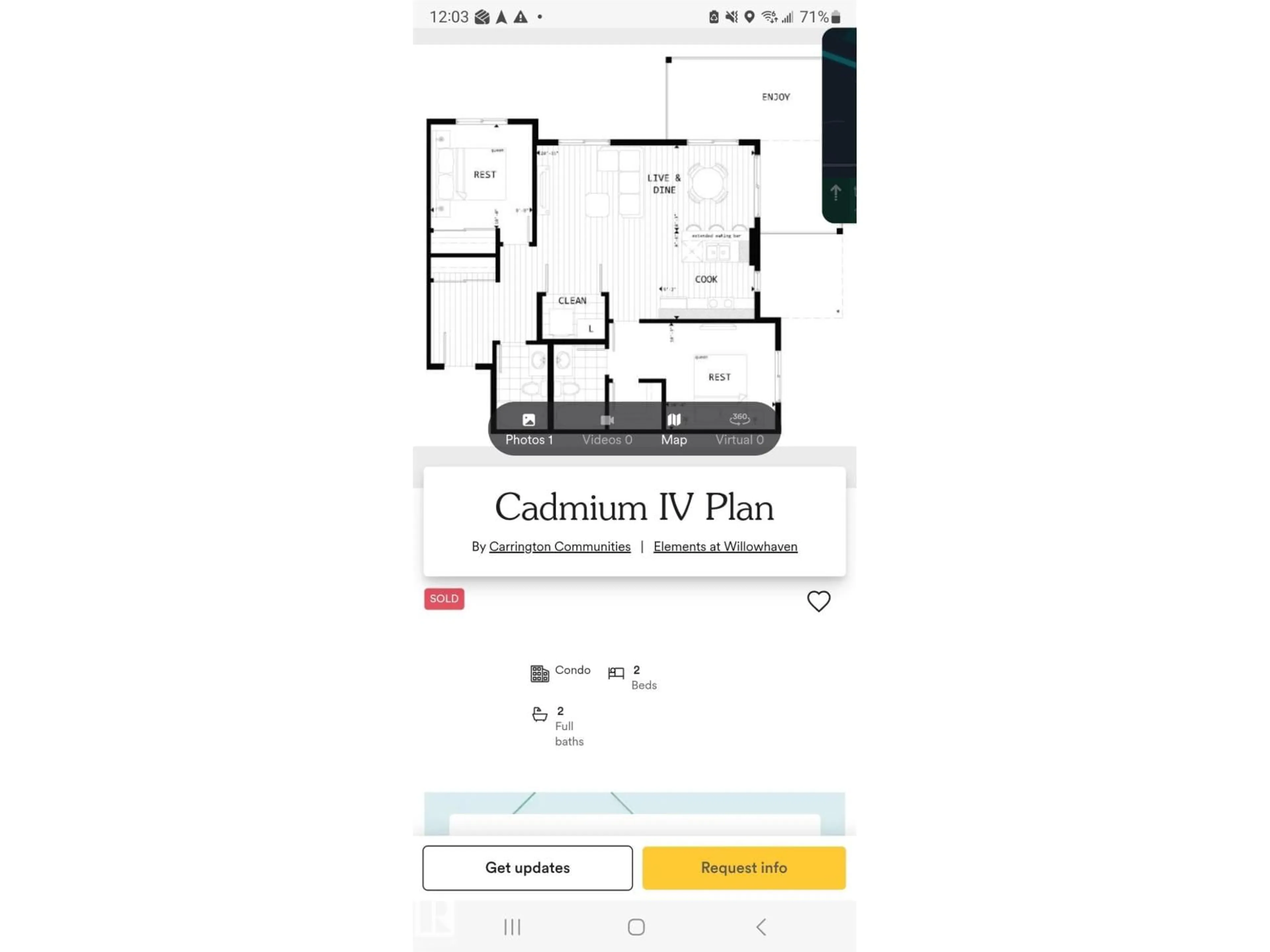 Floor plan for #435 - 5515 7 AV SW, Edmonton Alberta T6X0G6