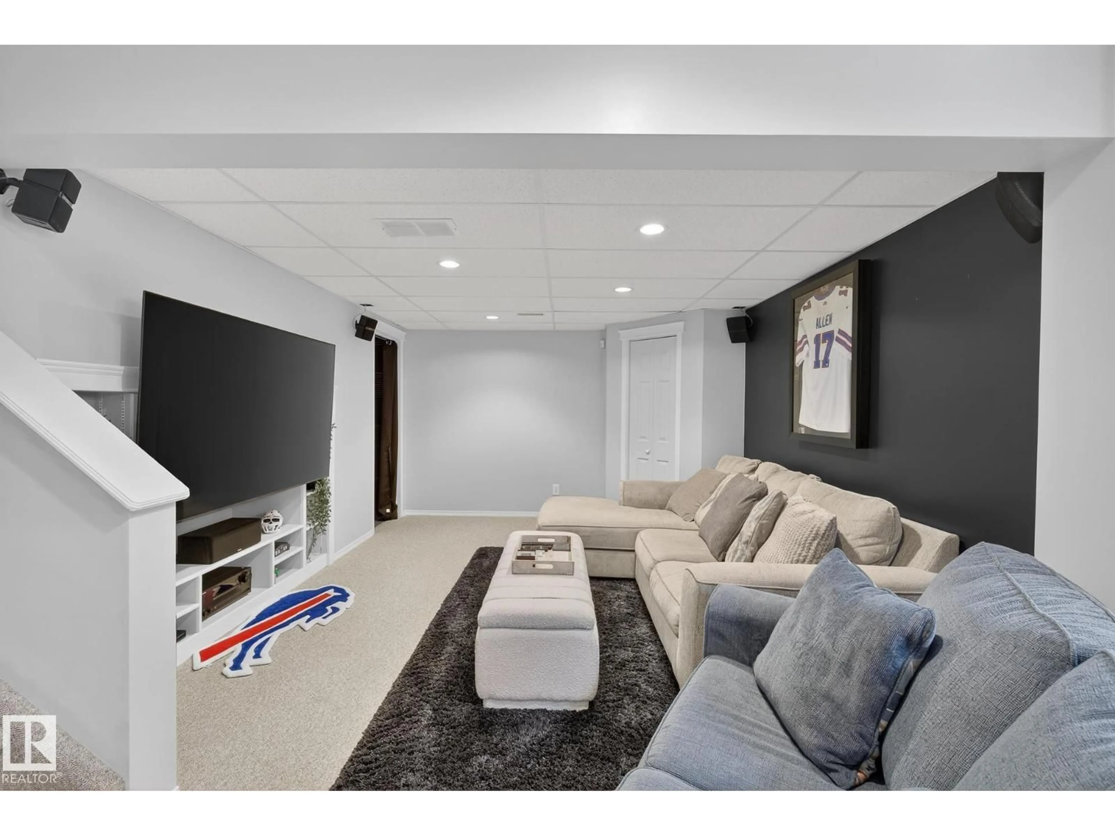 Home theater for 67 SUMMERFIELD PT, Sherwood Park Alberta T8H2P6