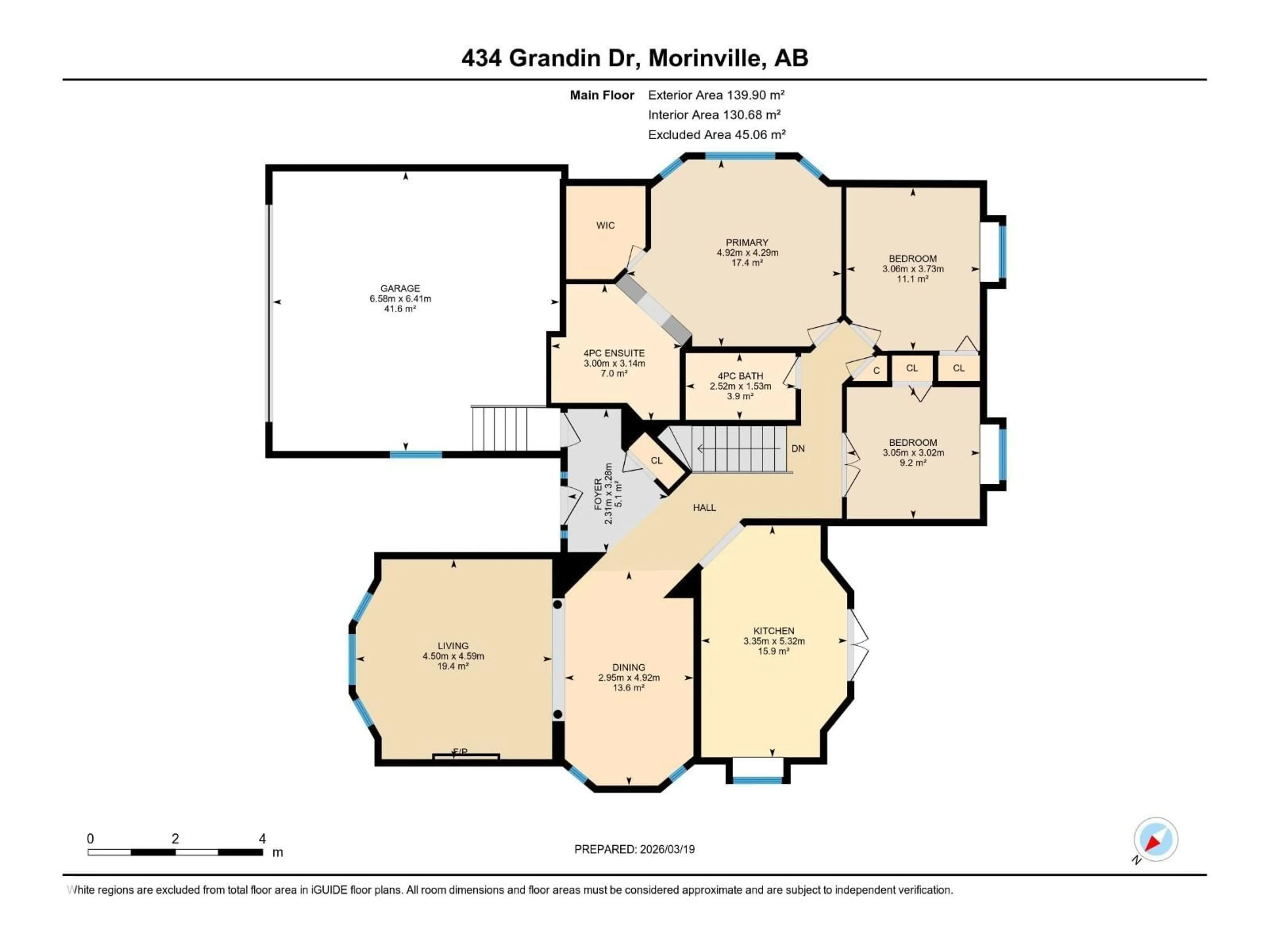 Floor plan for 434 GRANDIN DR, Morinville Alberta T8R1J1