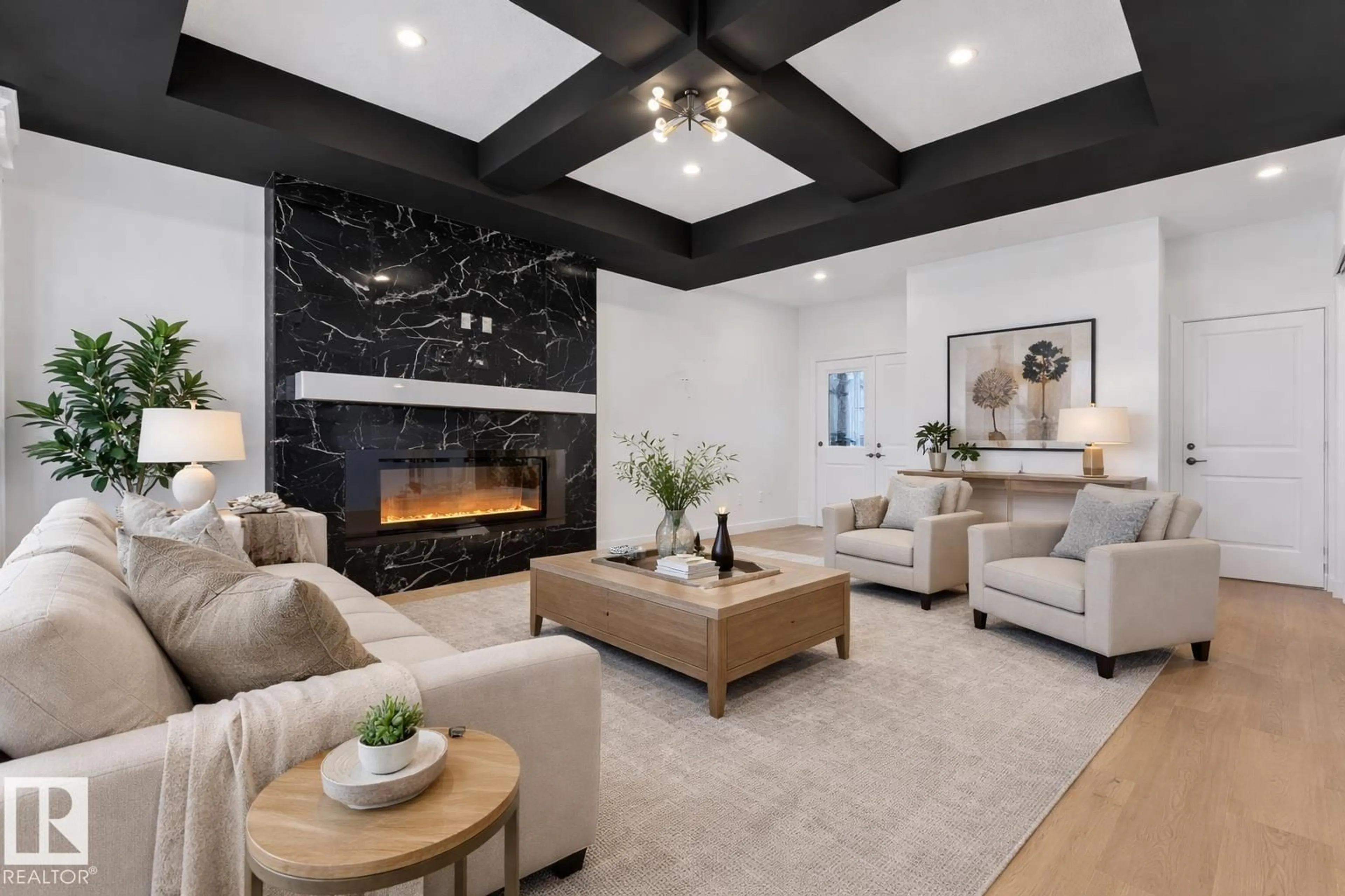 Living room with furniture, unknown for 9619 89A ST, Morinville Alberta T8R2R6