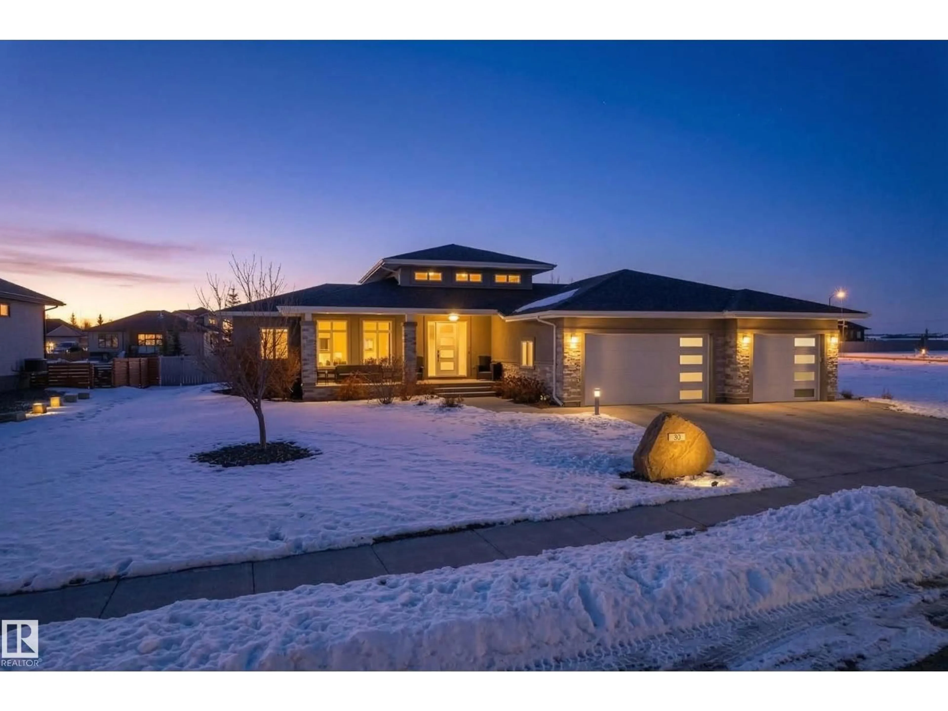 Home with brick exterior material, street for 10 HUNDRED ACRE GA, Ardrossan Alberta T8E0A7