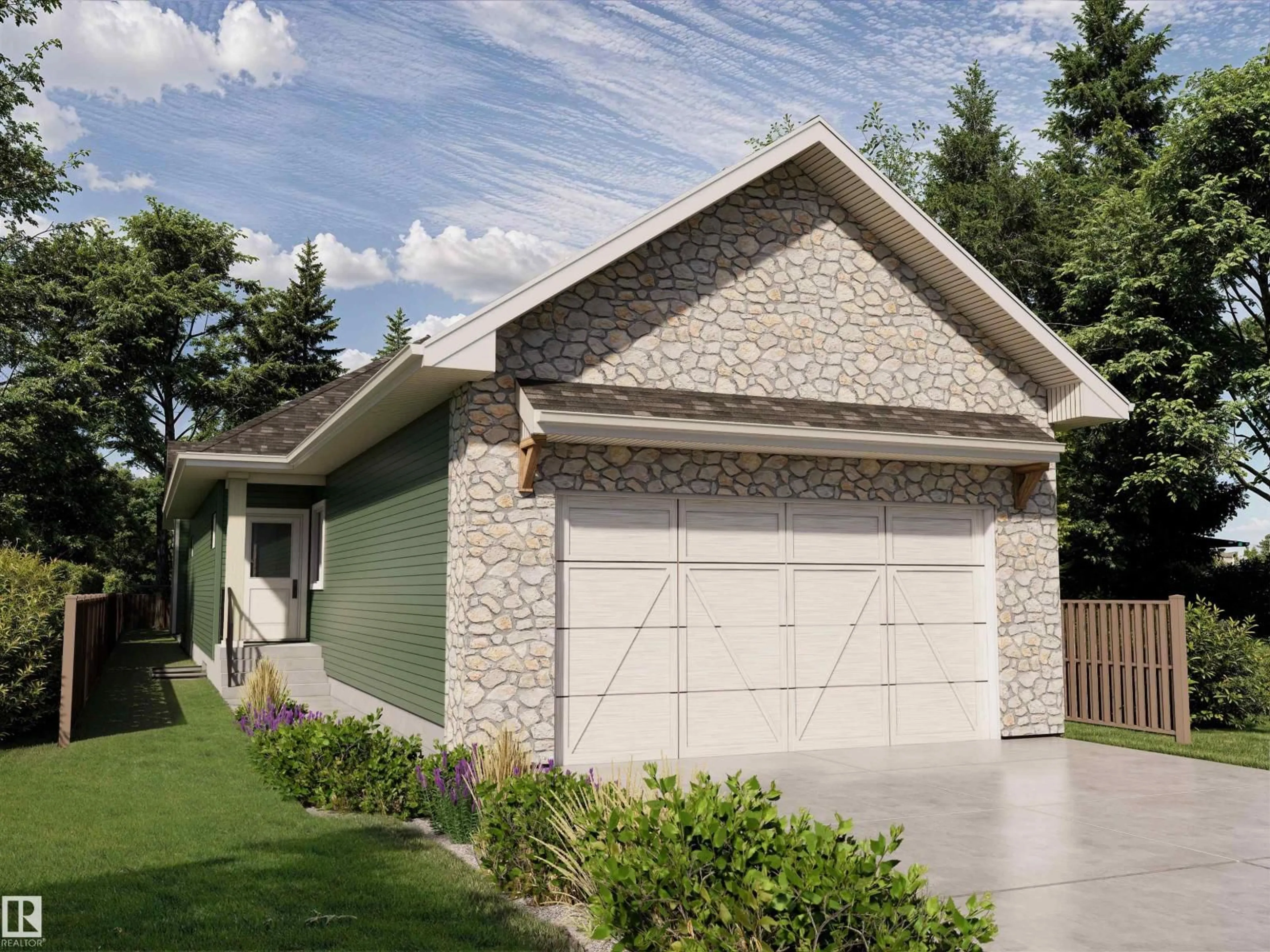 Home with vinyl exterior material, street for NW - 5851 RAVEN CR, Edmonton Alberta T5S0S8
