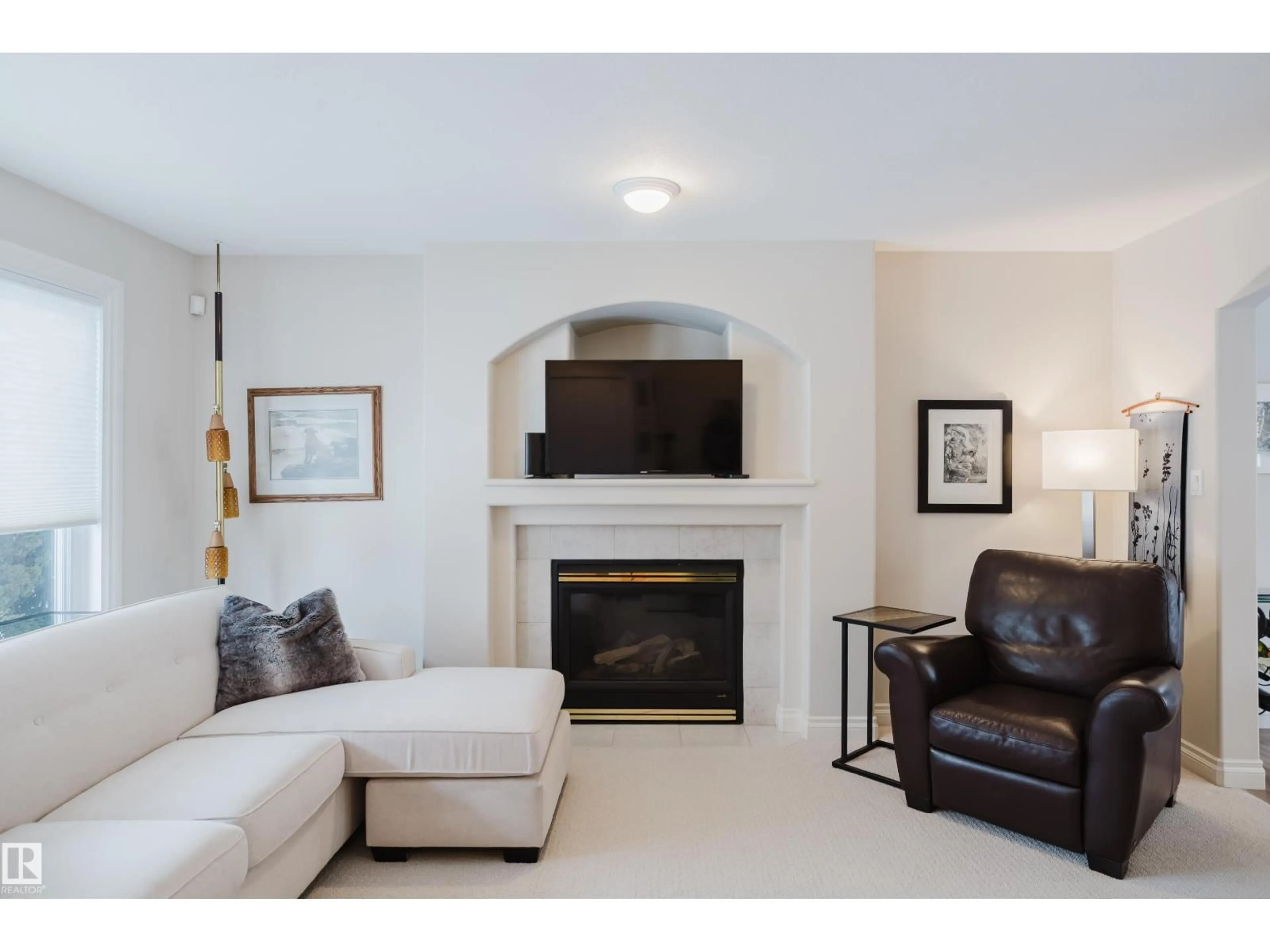 Living room with furniture, unknown for 11660 15 AV, Edmonton Alberta T6J7E1