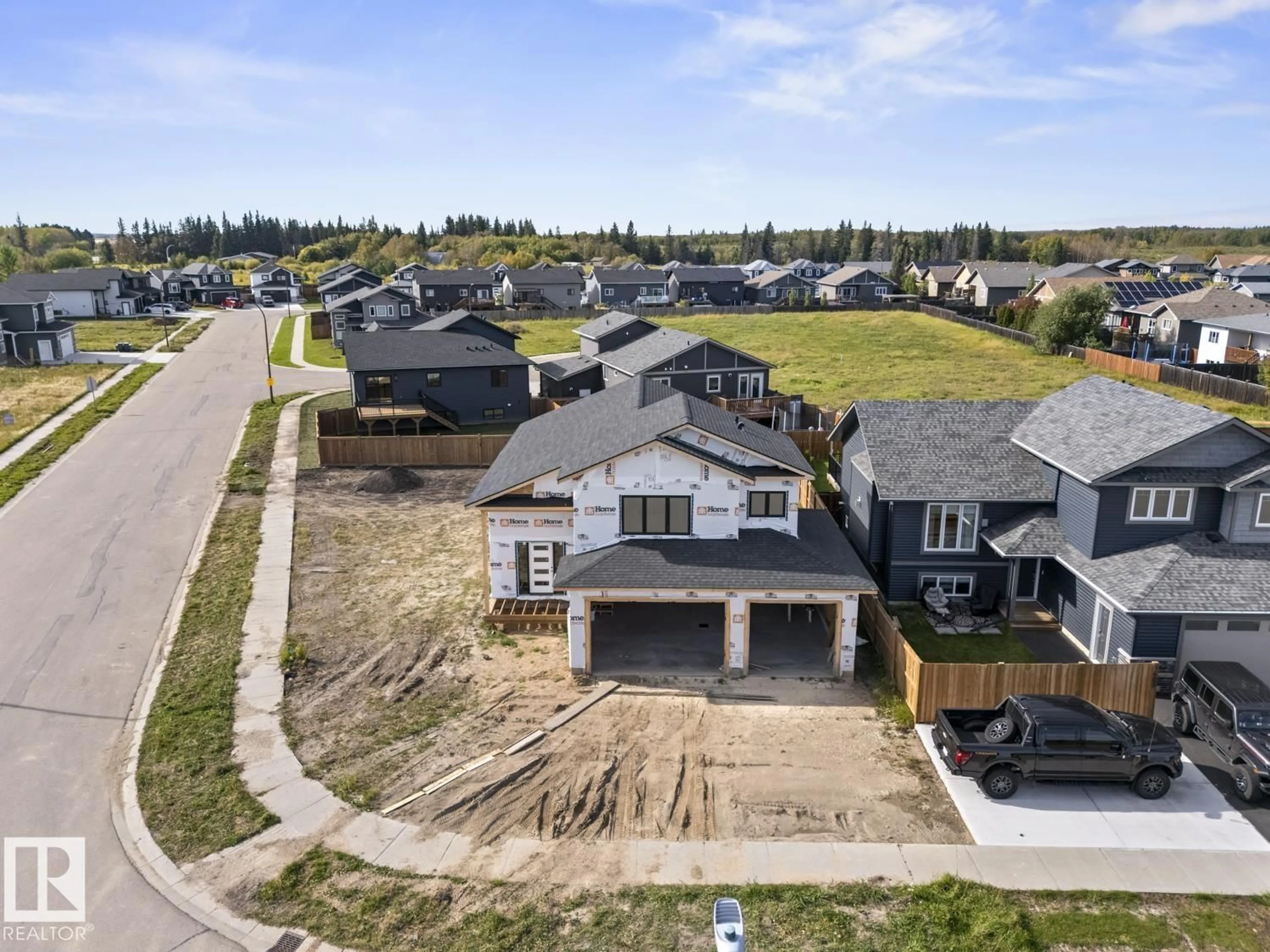 A pic from outside/outdoor area/front of a property/back of a property/a pic from drone, street for 1410 WILDRYE CR, Cold Lake Alberta T9M0K6