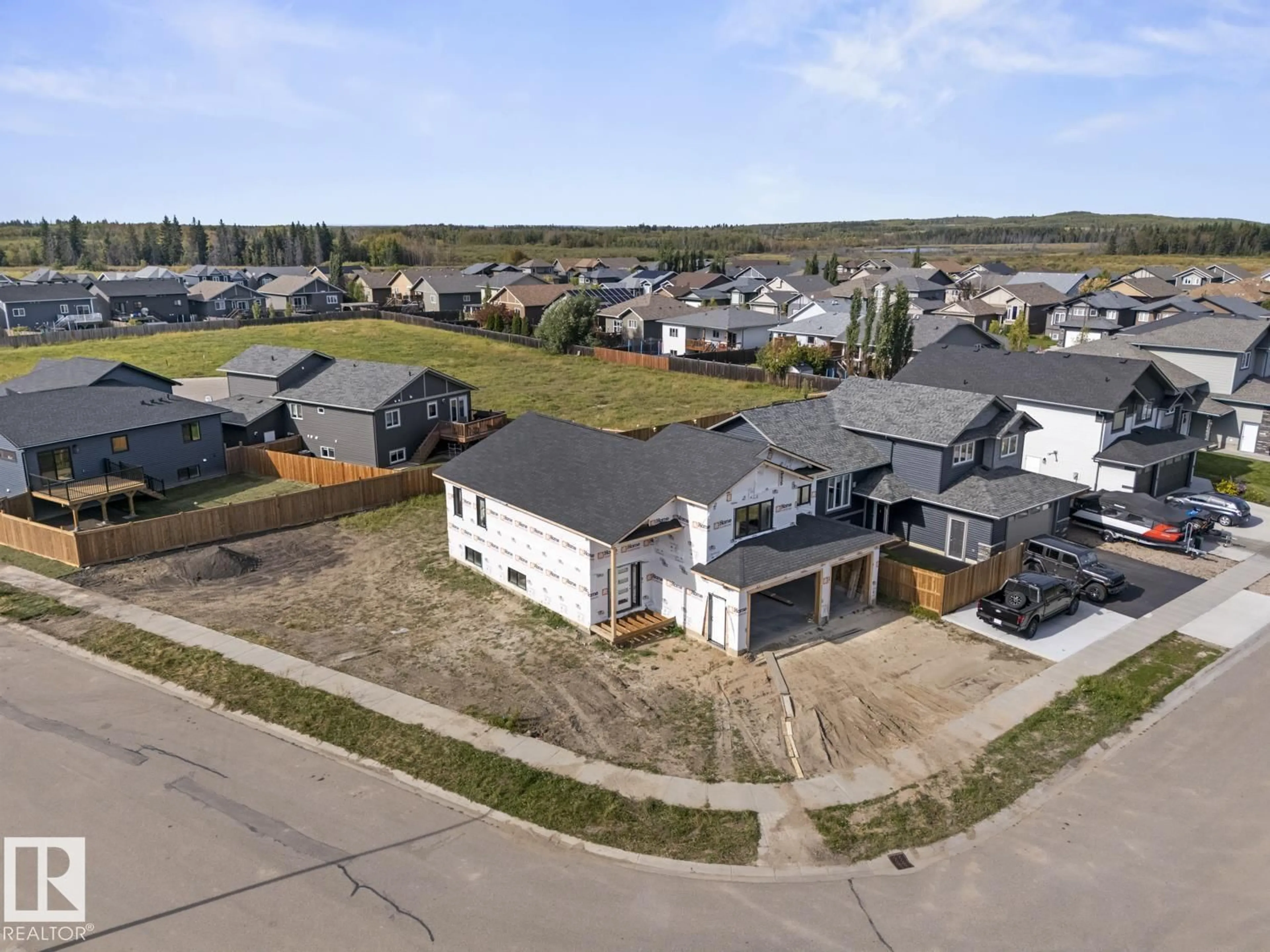 A pic from outside/outdoor area/front of a property/back of a property/a pic from drone, unknown for 1410 WILDRYE CR, Cold Lake Alberta T9M0K6