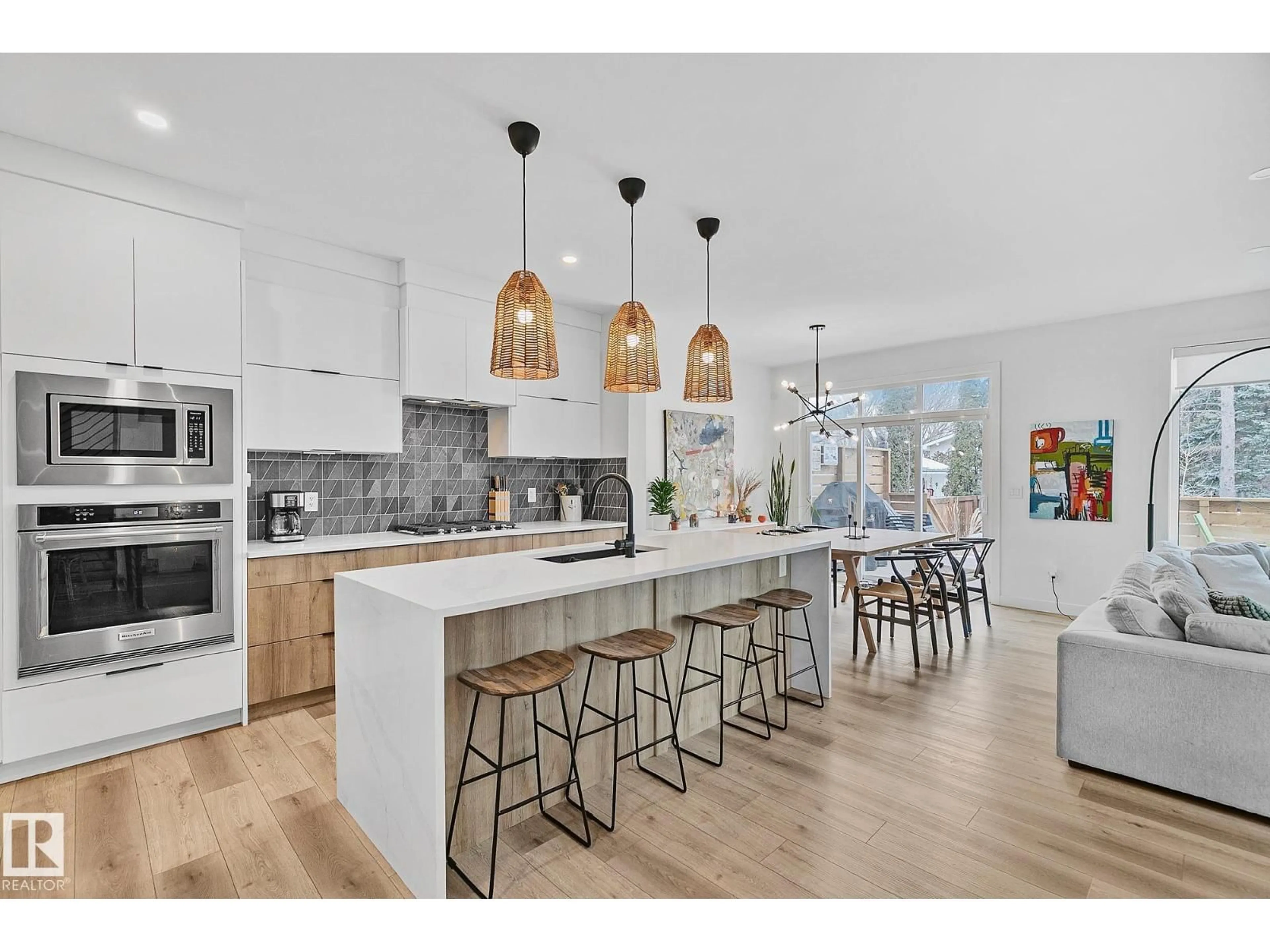 Open concept kitchen, unknown for 7715 158 ST, Edmonton Alberta T5R2B6