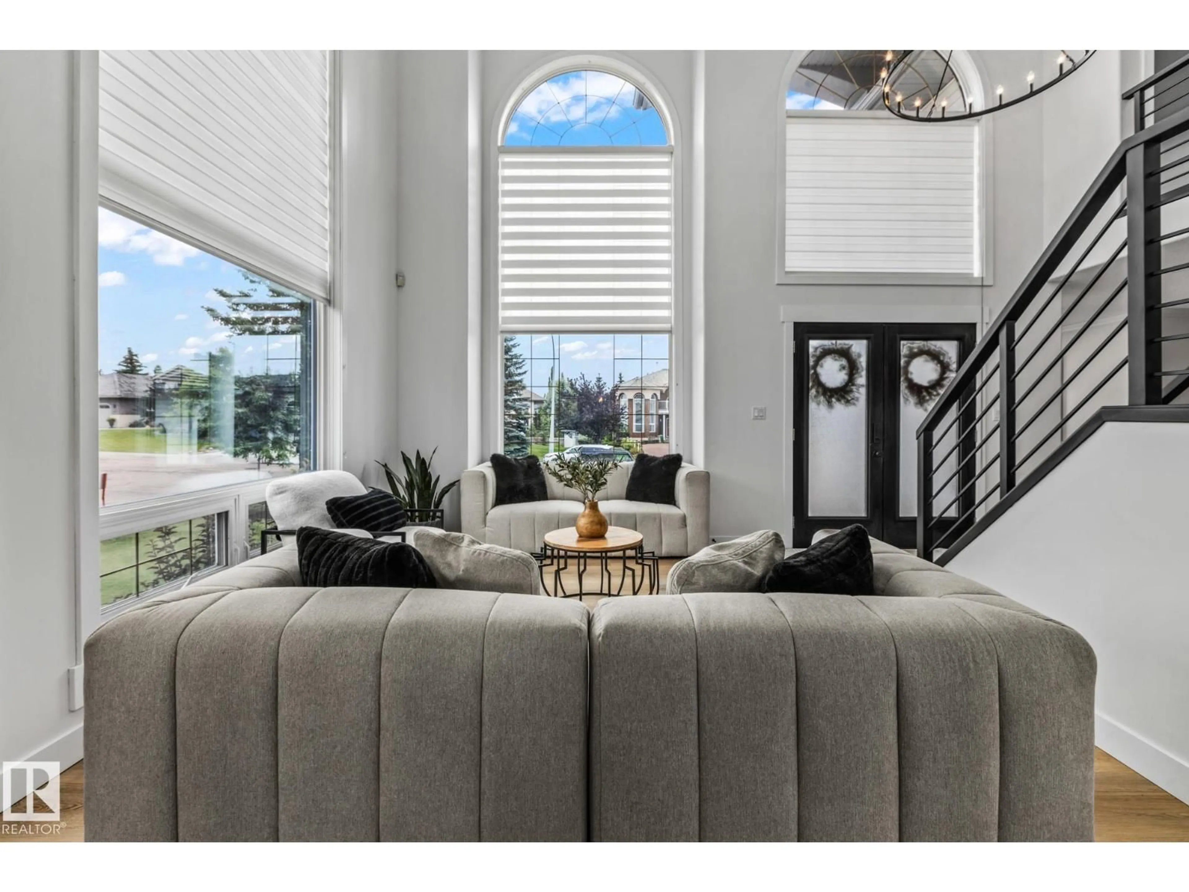 Living room with furniture, unknown for 36 - 36 RGE ROAD 233, Rural Strathcona County Alberta T8B1C9