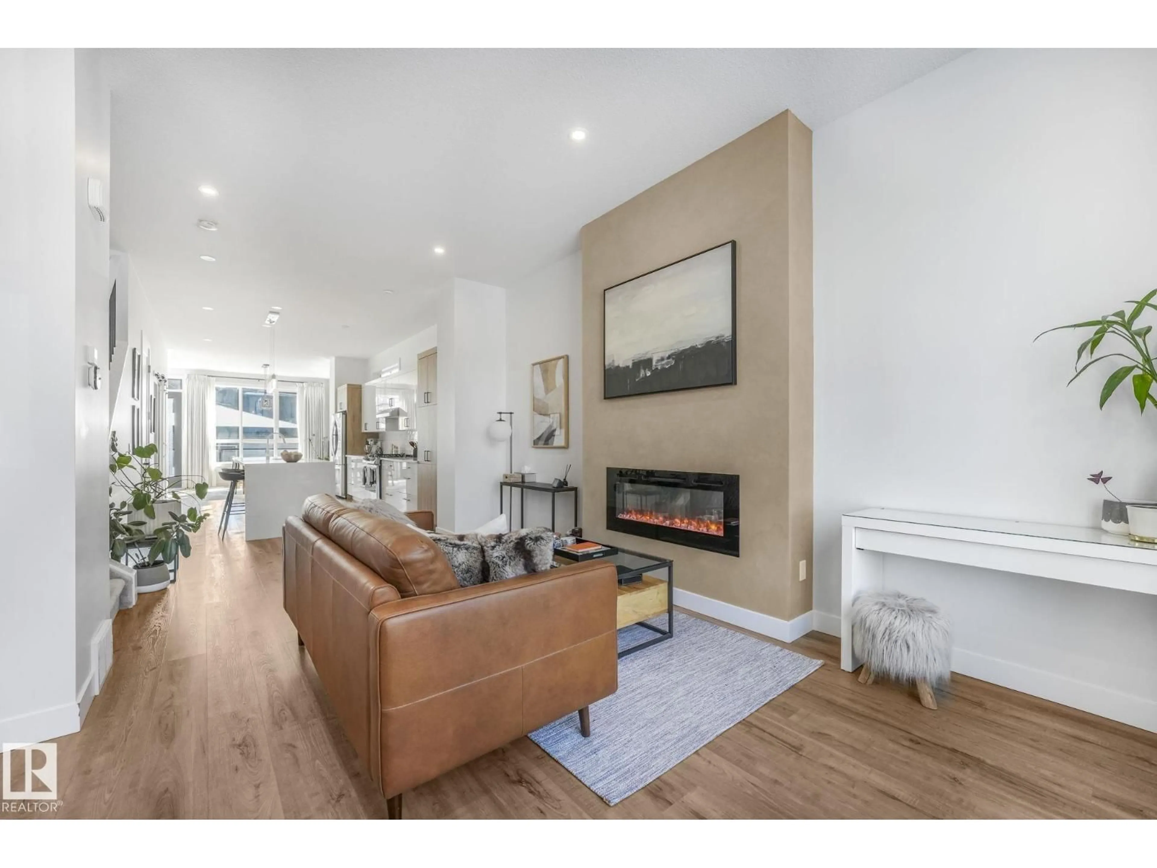 Living room with furniture, unknown for 8319 80 AV, Edmonton Alberta T6C0S9