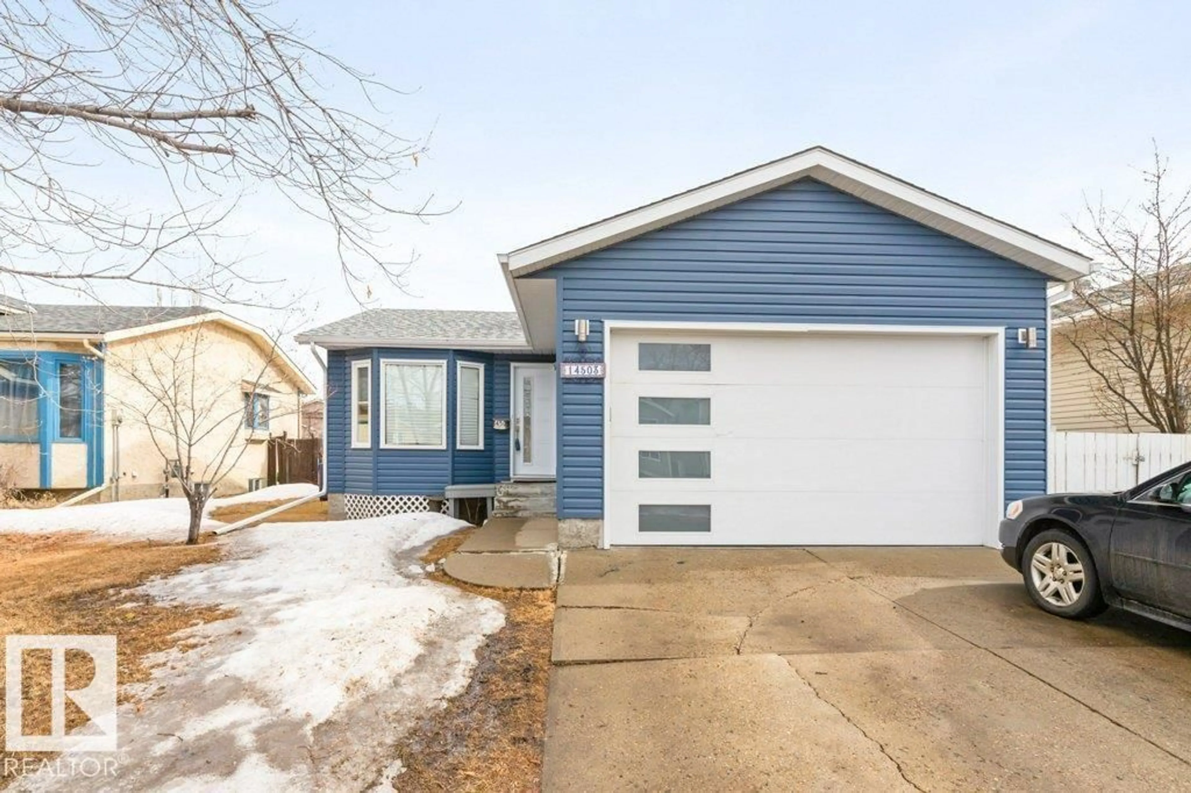 Home with vinyl exterior material, street for 14503 31 ST, Edmonton Alberta T5Y1Z1