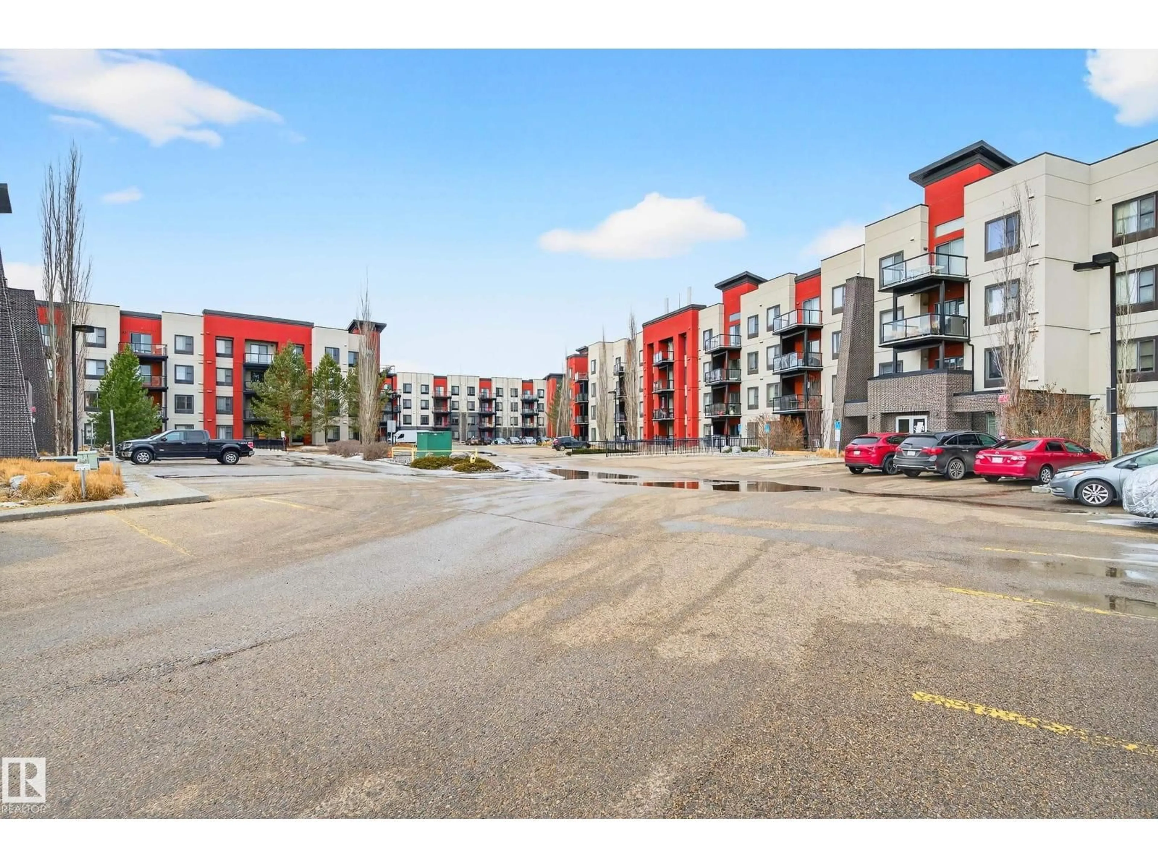 A pic from outside/outdoor area/front of a property/back of a property/a pic from drone, street for 304 - 125 AMBLESIDE LINK LI, Edmonton Alberta T6W0V2