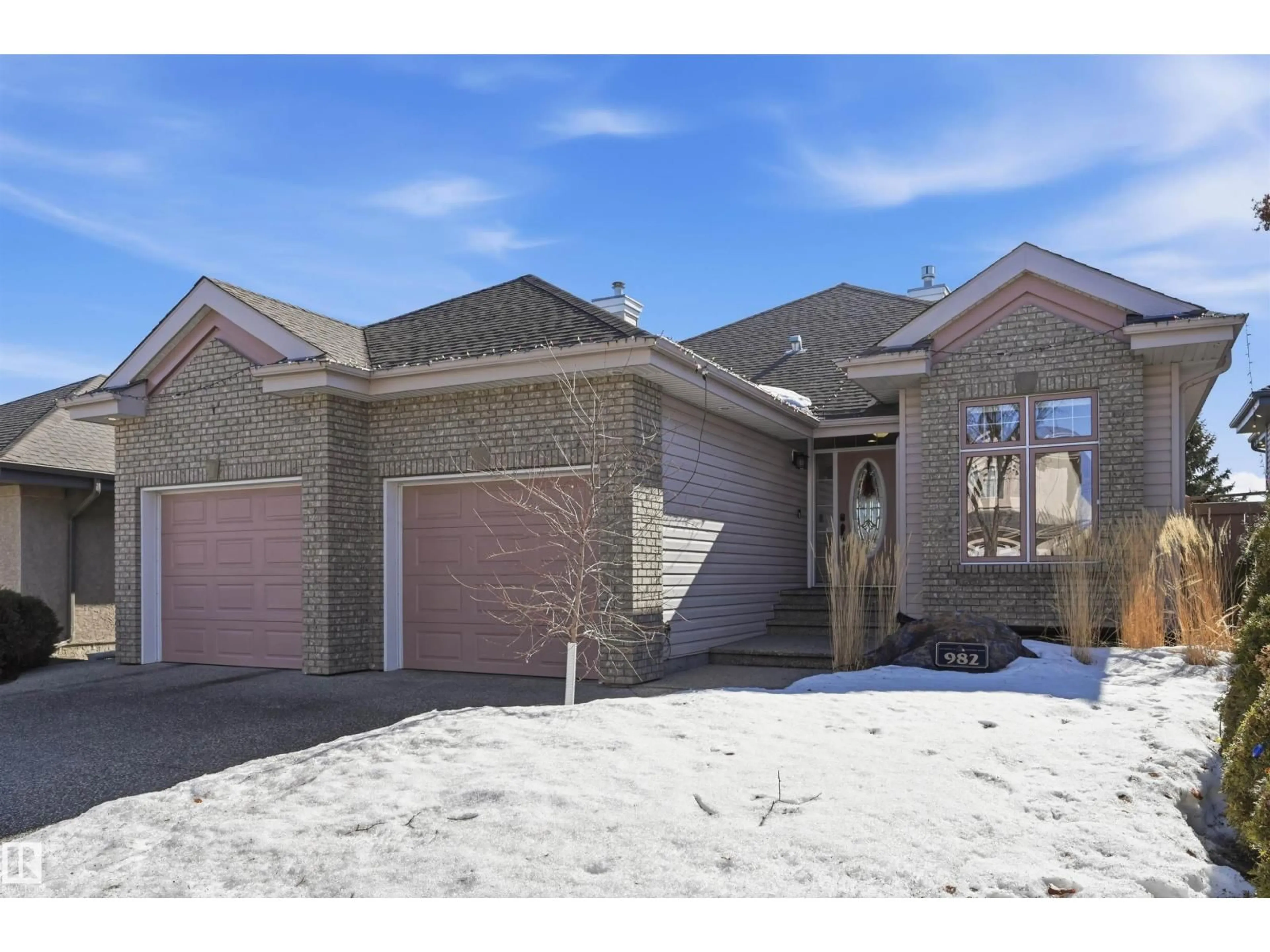 Home with brick exterior material, street for NW - 982 HOLLINGSWORTH BEND BN, Edmonton Alberta T6R3G7