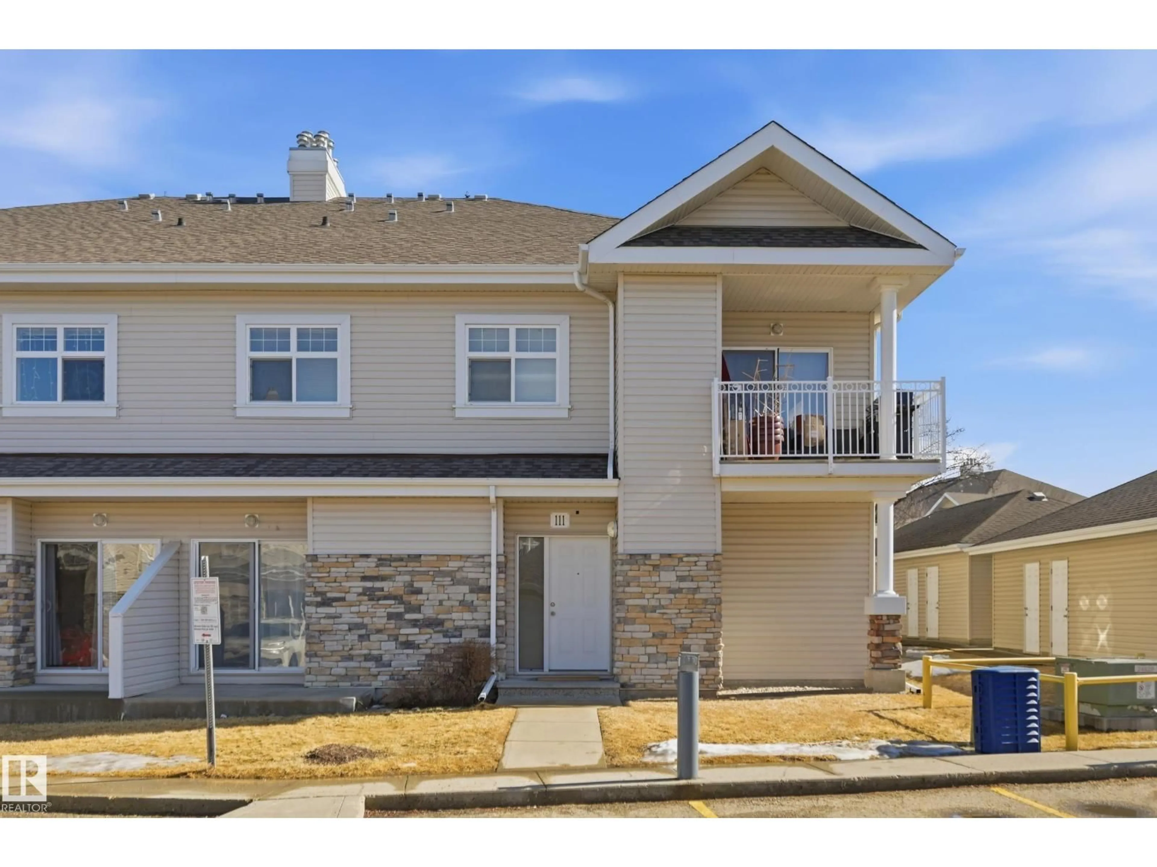 Home with vinyl exterior material, street for #111 - 3040 SPENCE WD, Edmonton Alberta T6X1N7