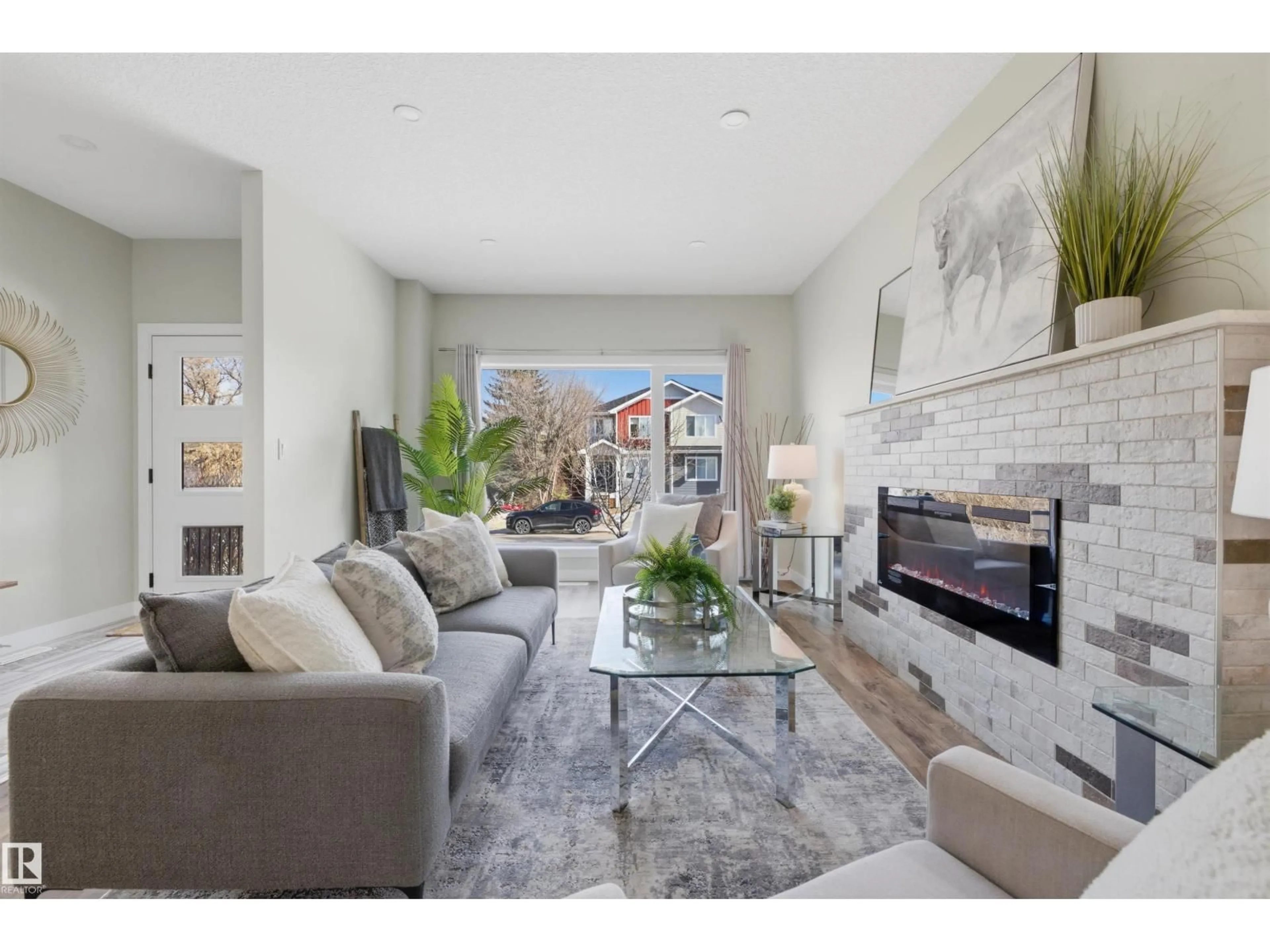 Living room with furniture, unknown for NW - 9928 151 ST, Edmonton Alberta T5P1T2