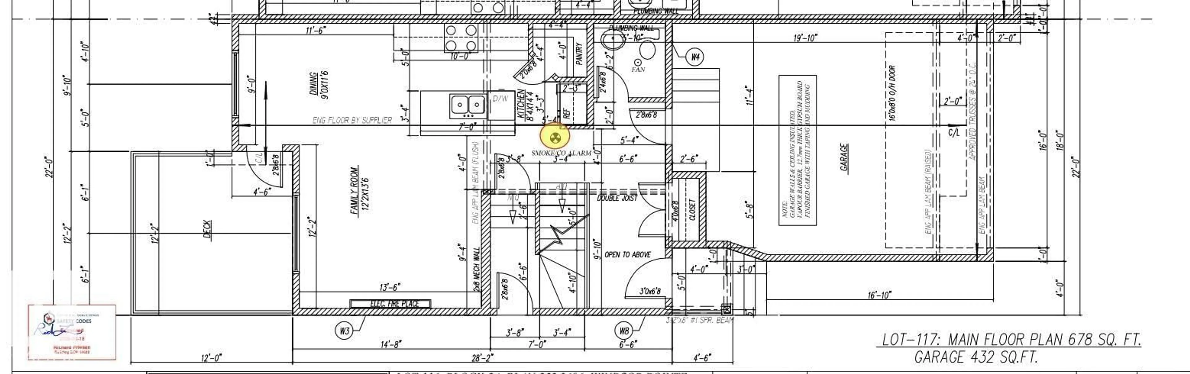 Floor plan for 106 WAVERLY WY, Fort Saskatchewan Alberta T8L0Z8