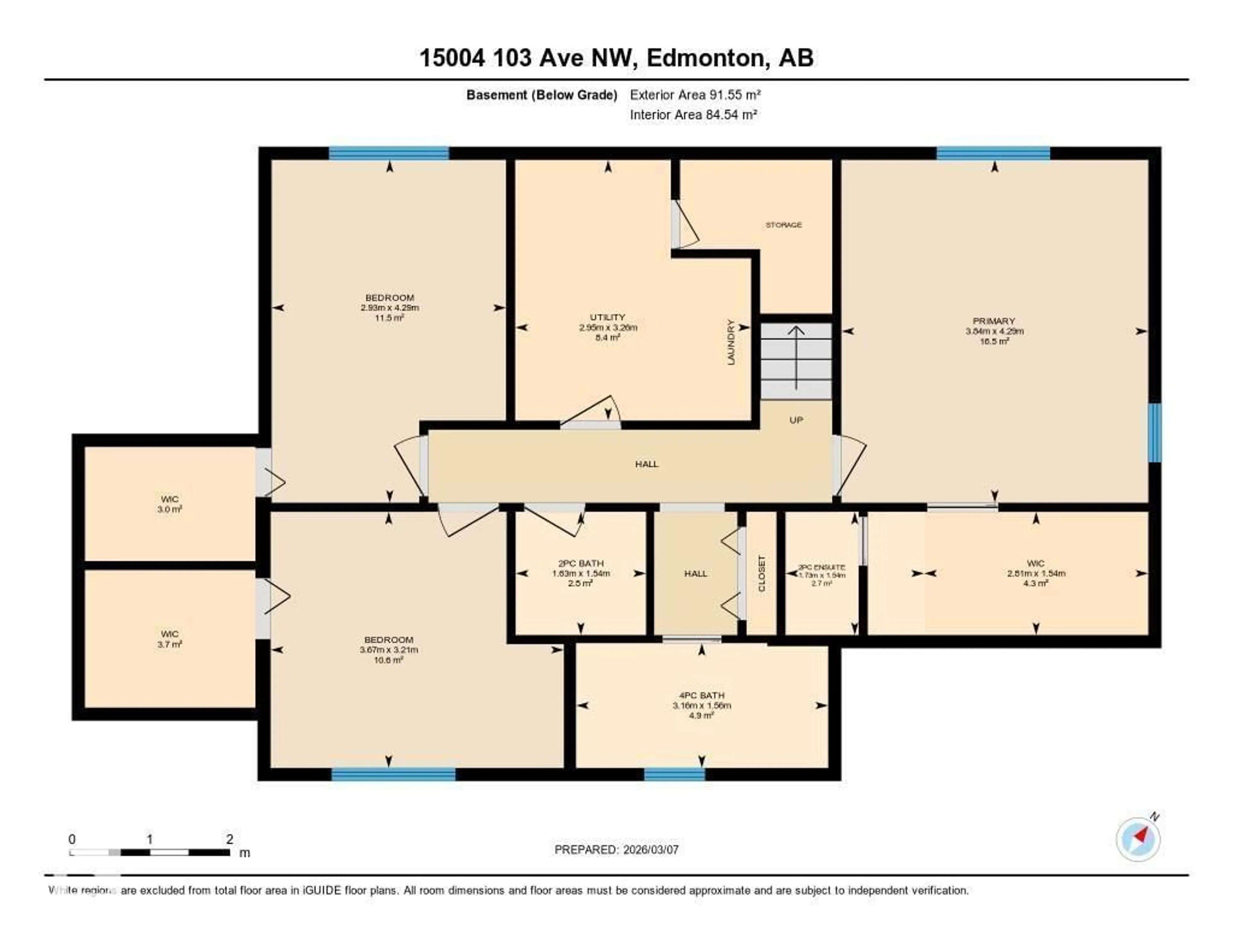 Floor plan for NW - 15004 103 AV, Edmonton Alberta T5P0N8