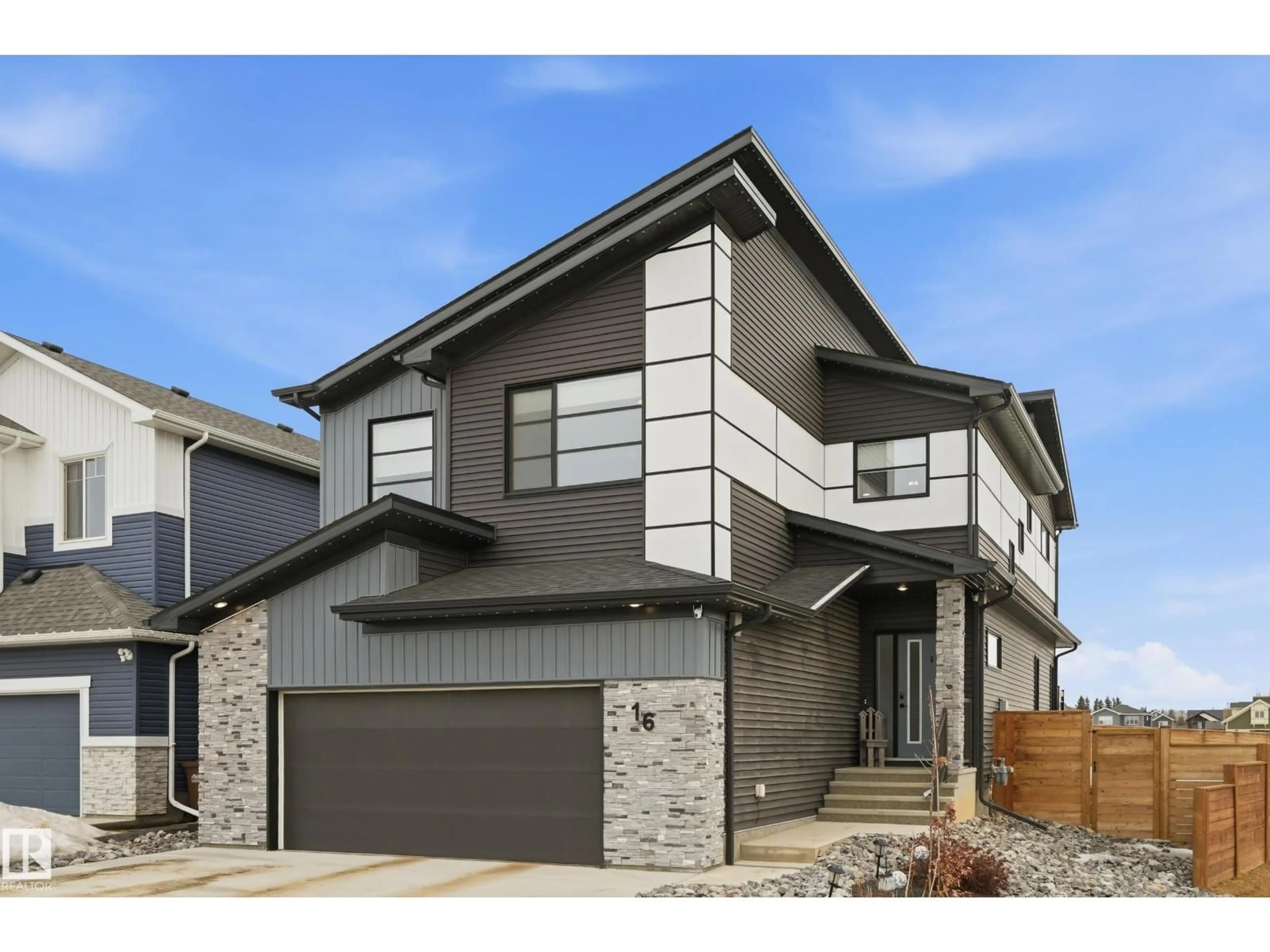 Home with brick exterior material, street for 16 REDWING WD, St. Albert Alberta T8N7X3