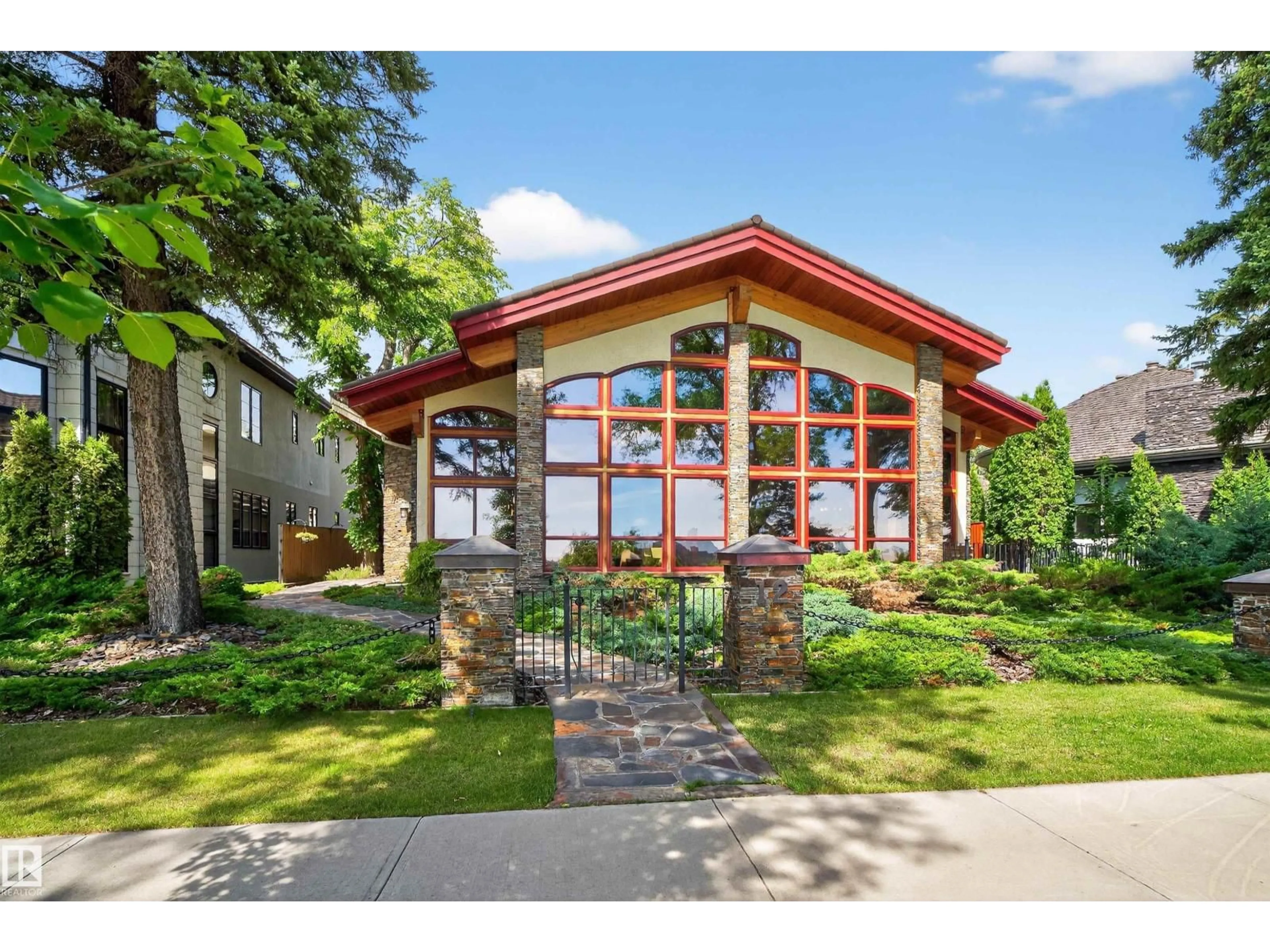 Home with brick exterior material, unknown for 12 WELLINGTON CR, Edmonton Alberta T5N3V2