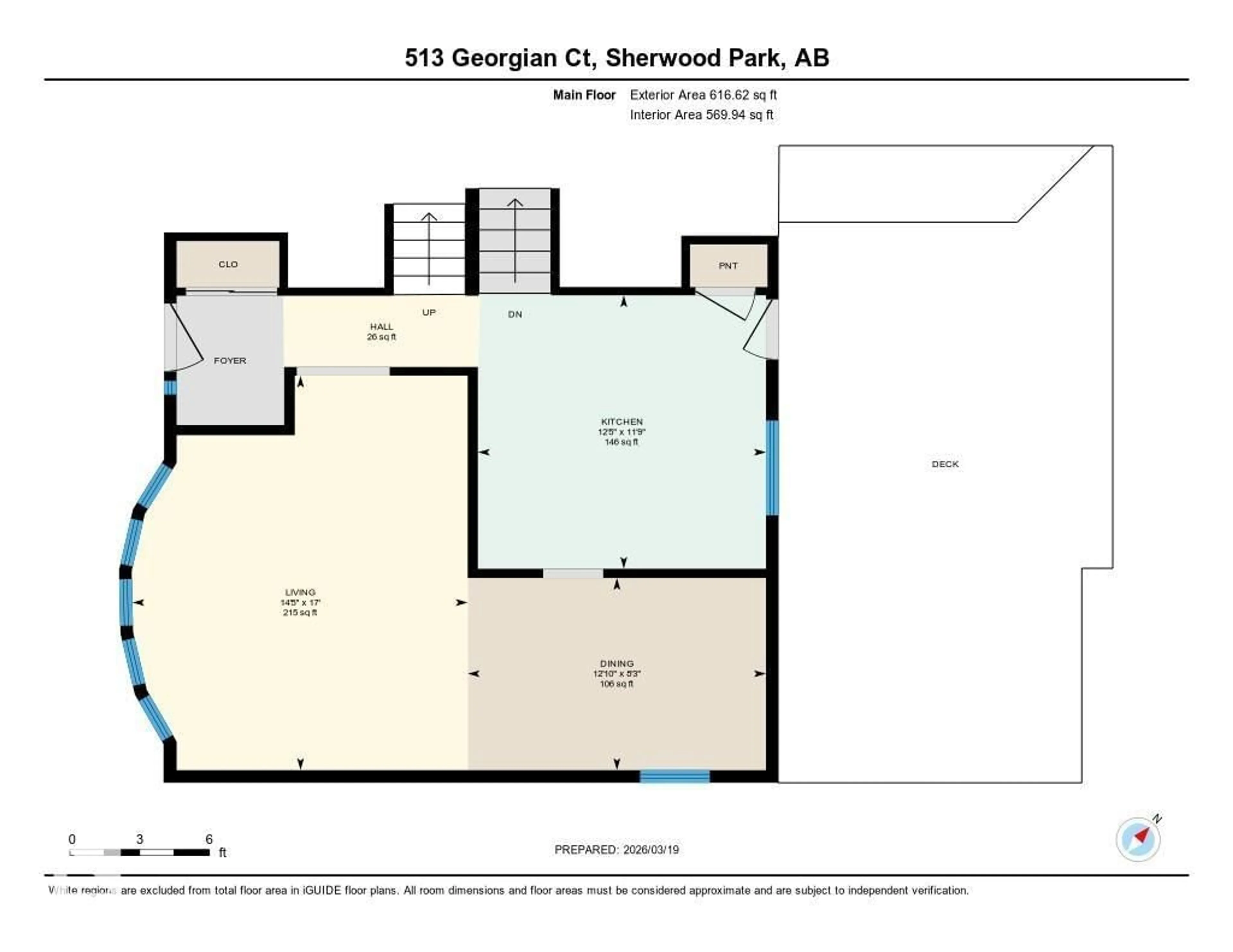 Floor plan for 513 GEORGIAN CO, Sherwood Park Alberta T8A2T5